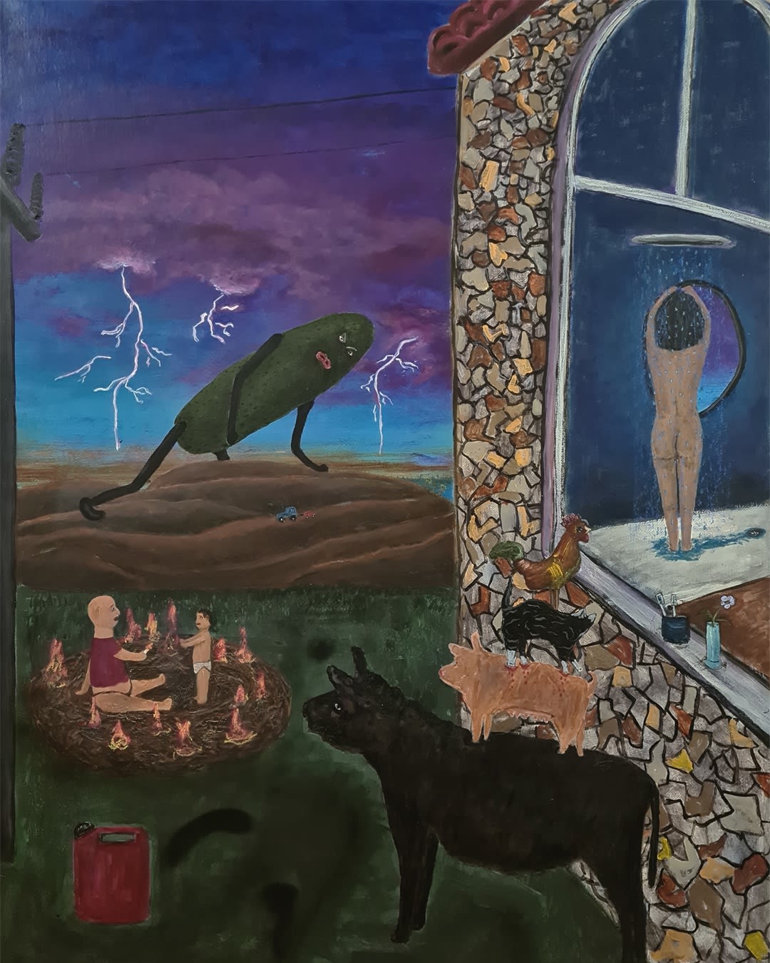 Kubilay Mert Ural Untitled (cucumber man) 2020