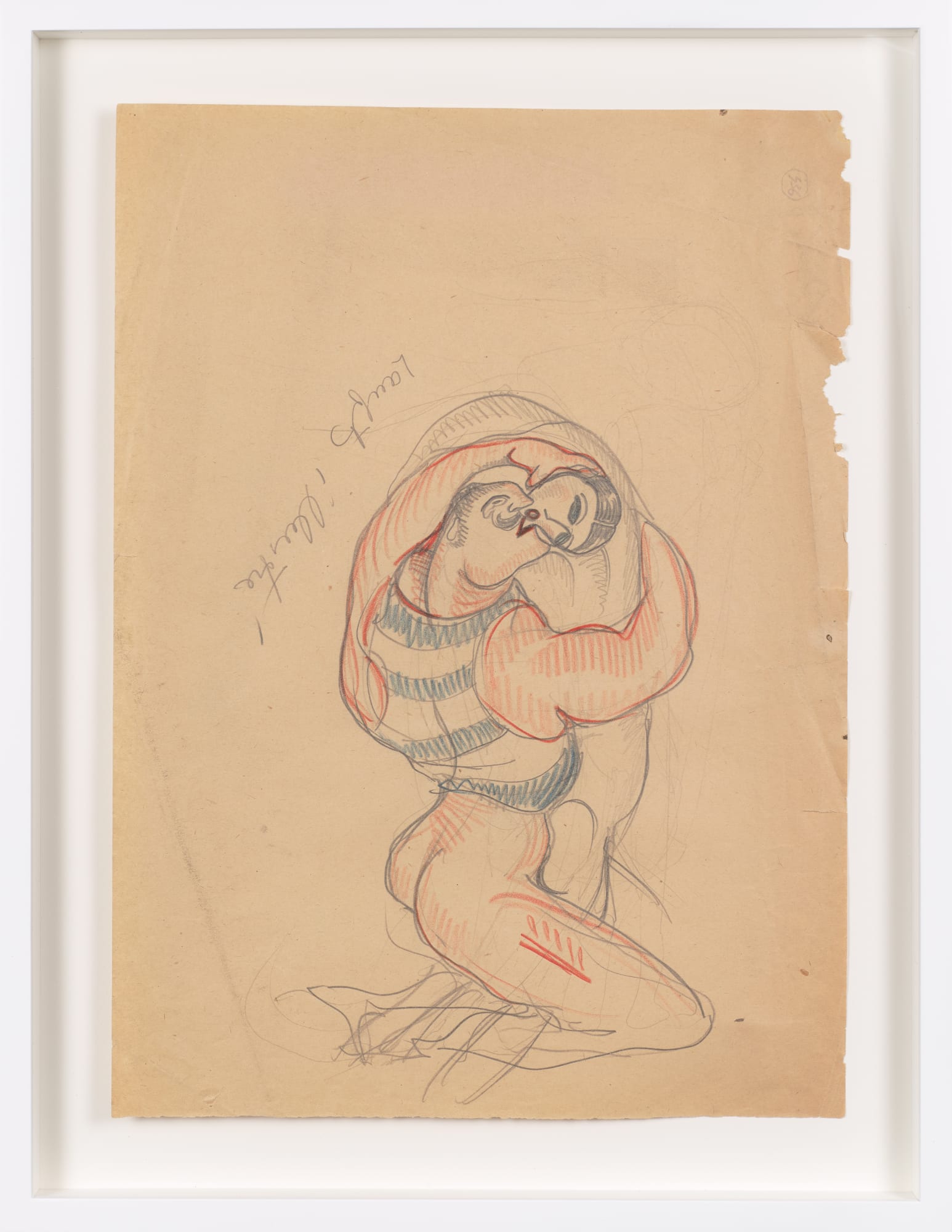 Sergei Eisenstein Untitled, c. 1930s-1940s Graphite and coloured pencil on paper 37,2 x 27 cm Framed