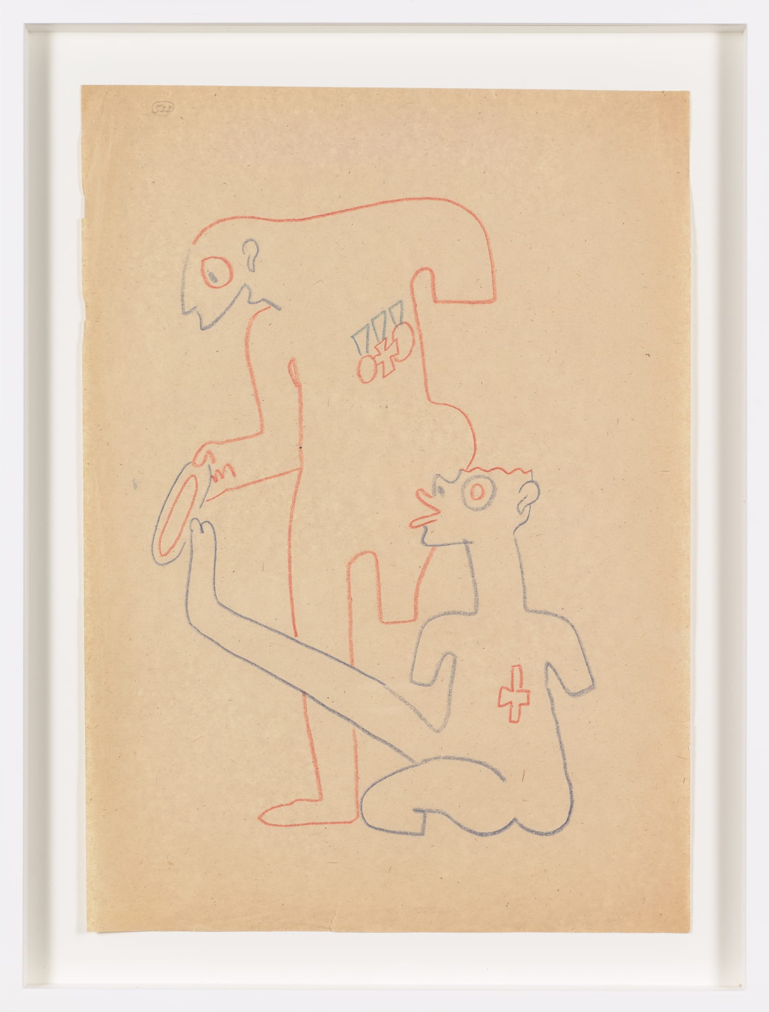Sergei Eisenstein Untitled, c. 1930s-1940s Graphite and coloured pencil on paper 41,7 x 29,6 cm Framed