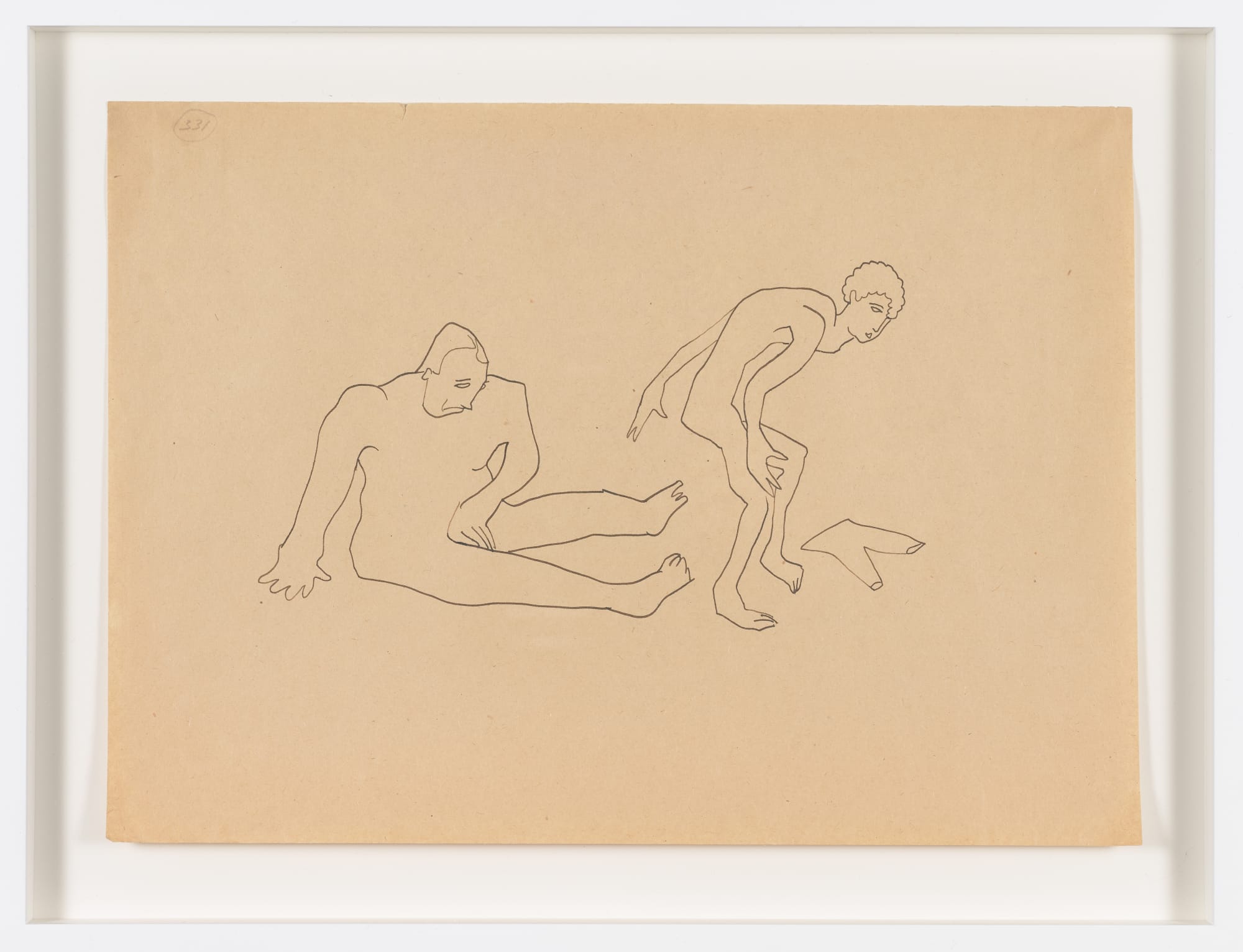 Sergei Eisenstein Untitled, c. 1930s-1940s Ink on paper 26,9 x 37,3 cm Framed