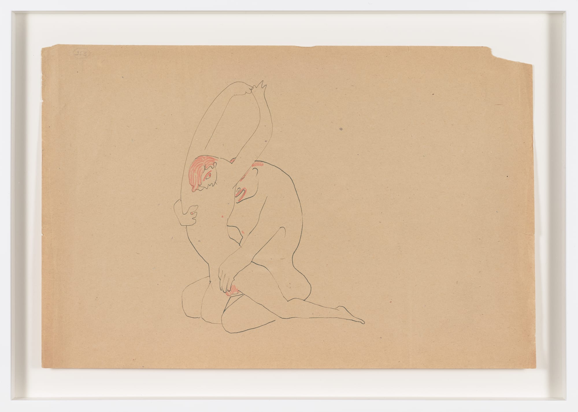 Sergei Eisenstein Untitled, c. 1930s-1940s Colour pencil on paper 29 x 44 cm Framed