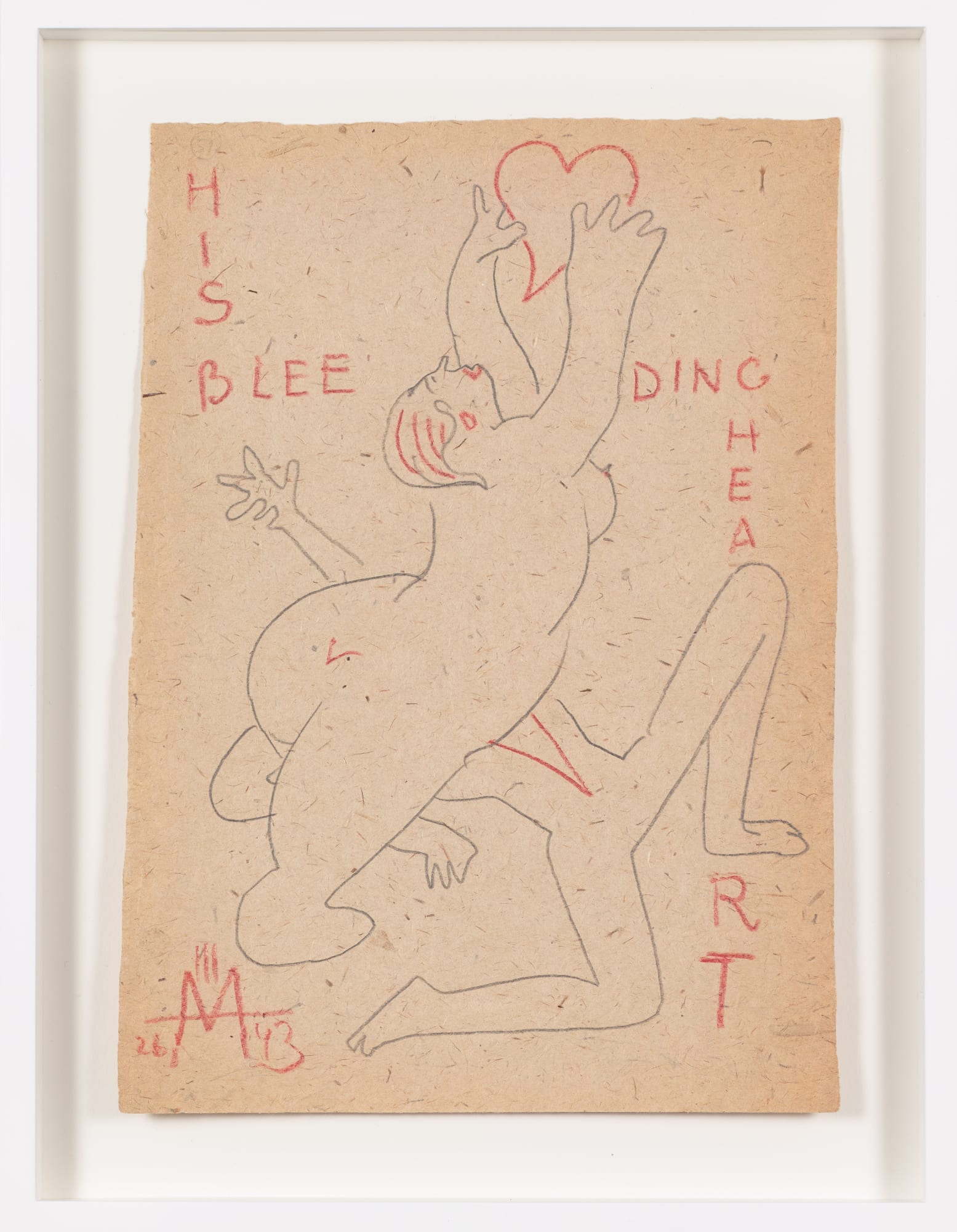 Sergei Eisenstein Untitled, 1943 Graphite and colour pencil on paper 28,8 x 22,2 cm Framed