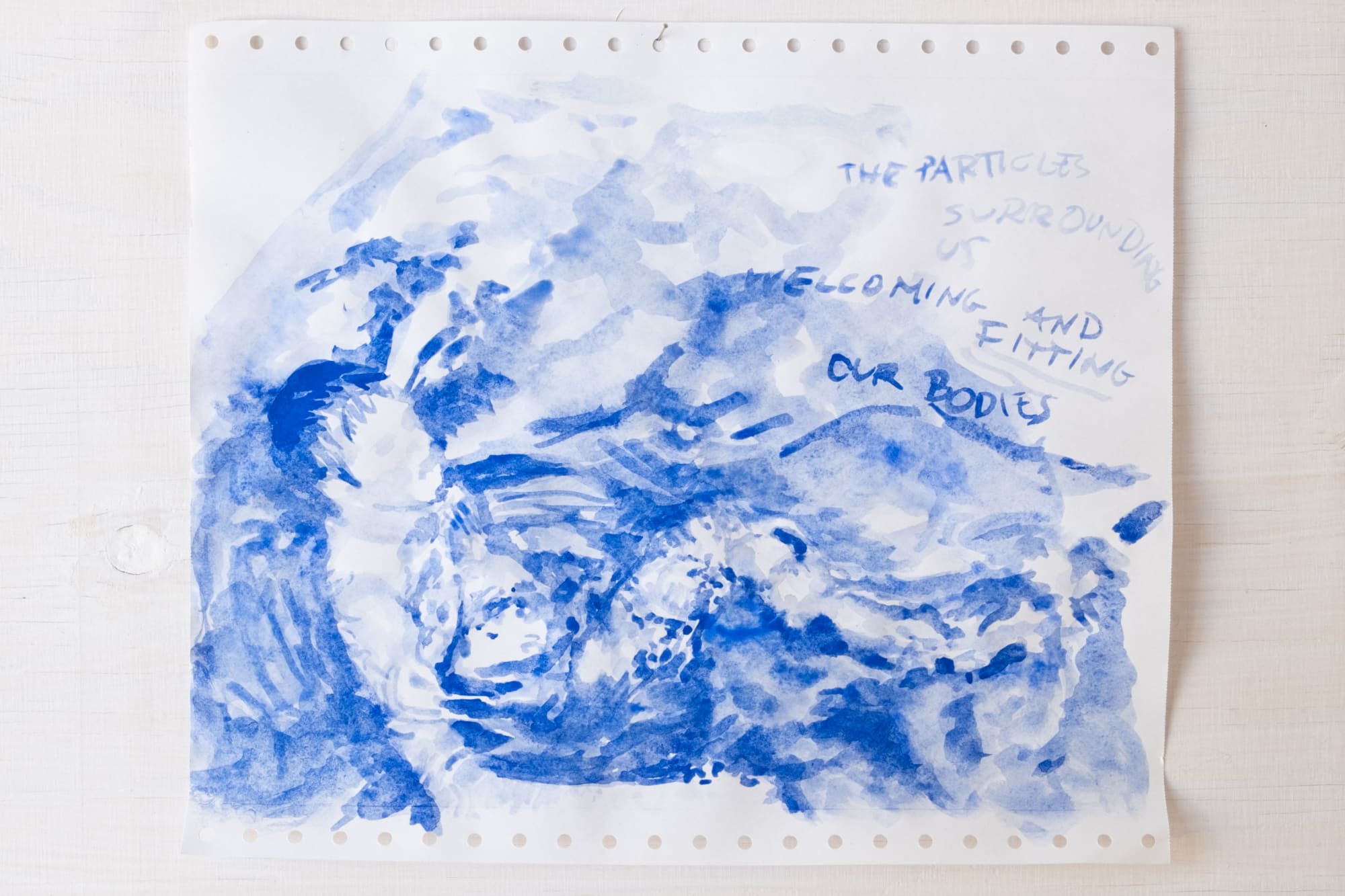 Daniele Formica Blue Pigment (The particles surrounding us) 2021