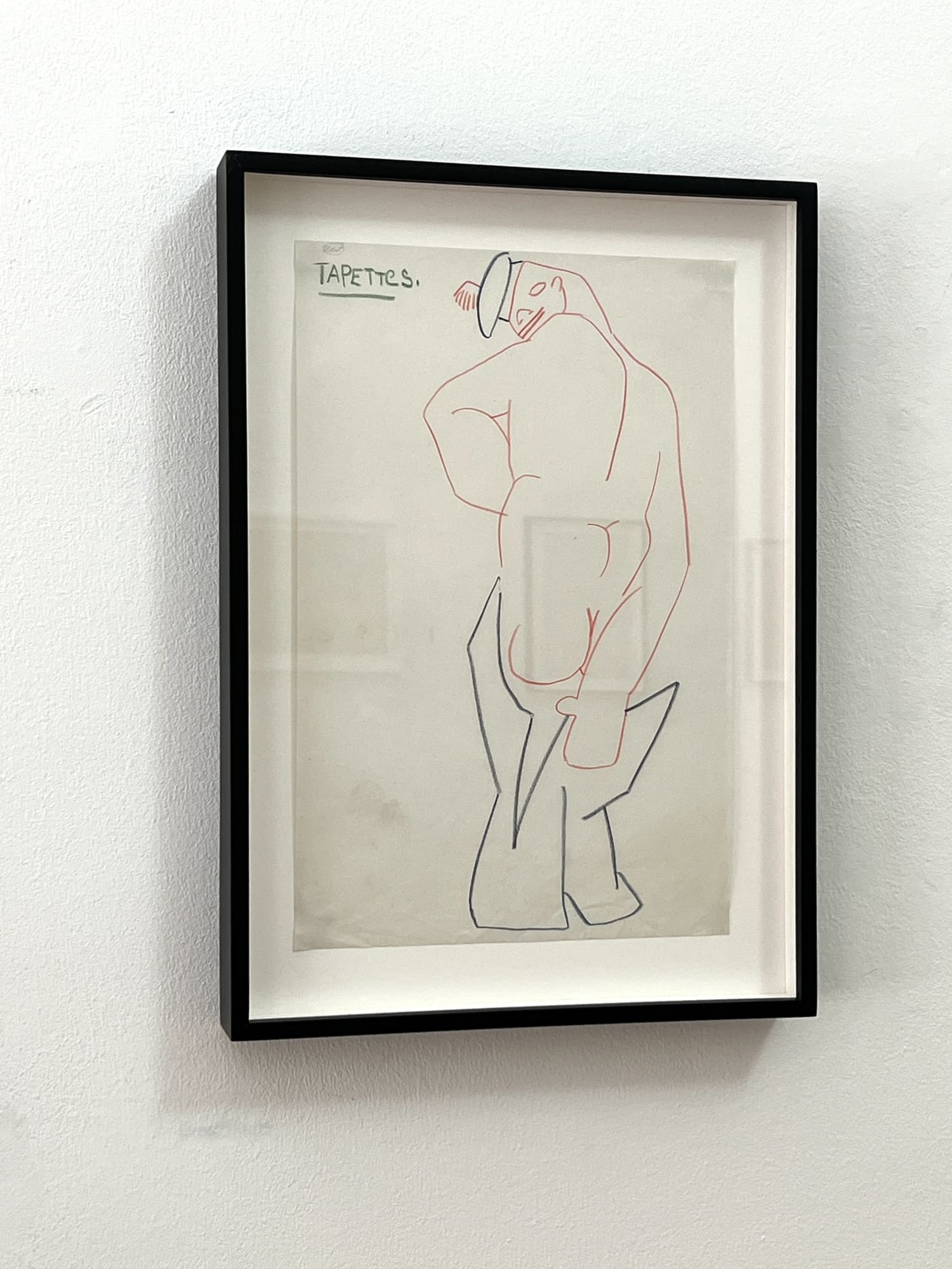 Sergei Eisenstein Untitled, c. 1930s-1940s Colour pencil on paper 32,9 x 21,6 cm Framed