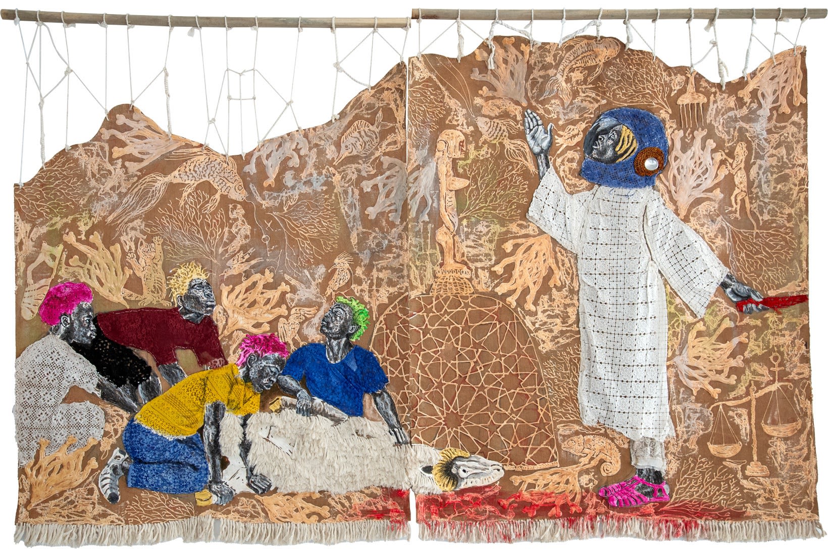 When The Sky Split Open: Solo Show by Ibrahim Bemba Kébé
