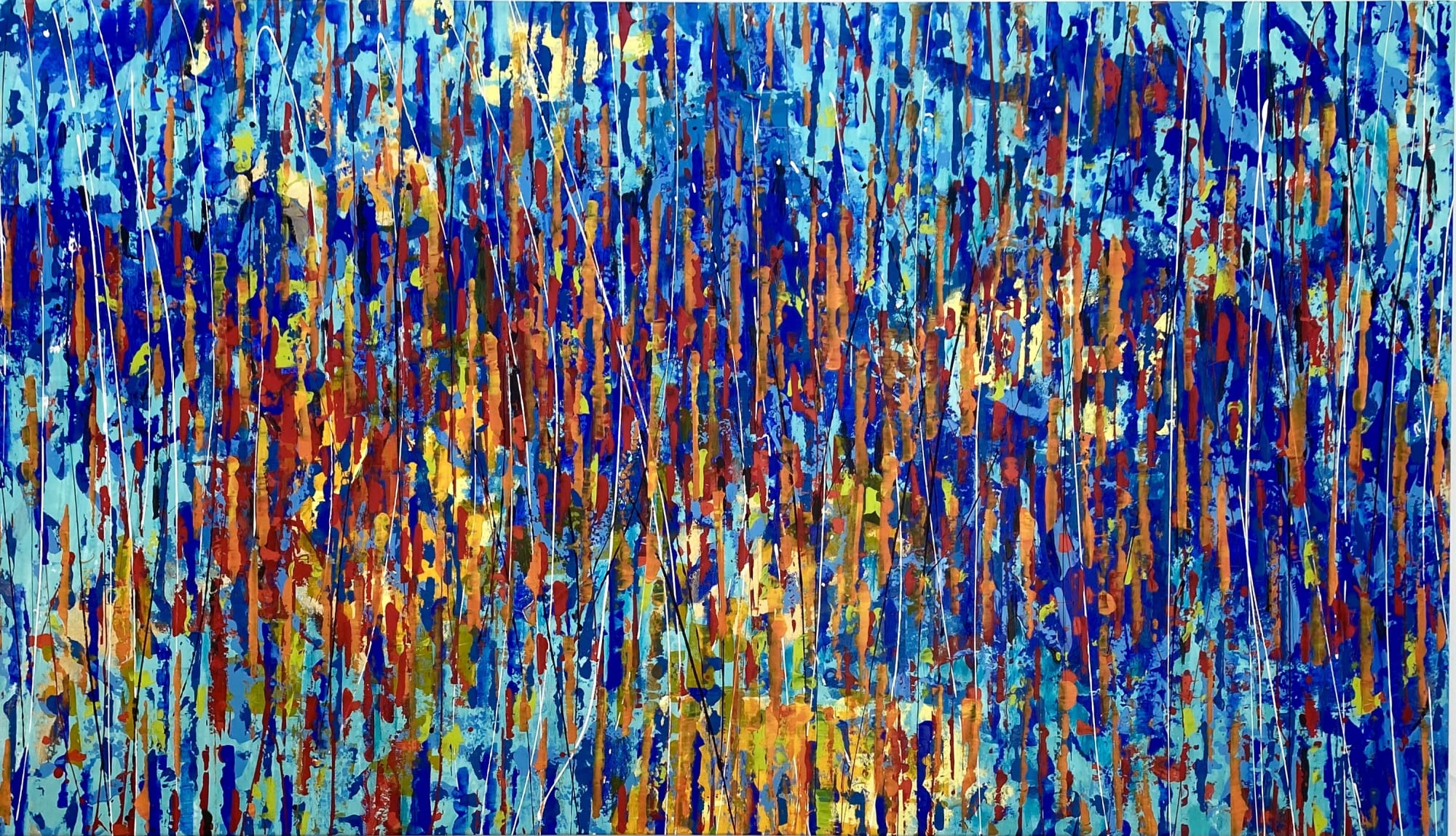 Ana Archer, Strokes of Blue, 2021