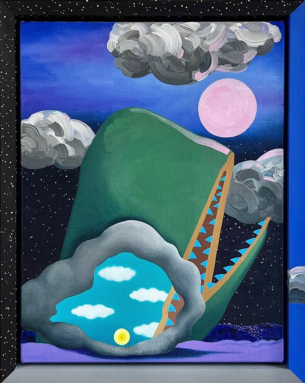 CRAIG KUCIA, UNTITLED (WHALE, JUNE NIGHT SKY), 2023