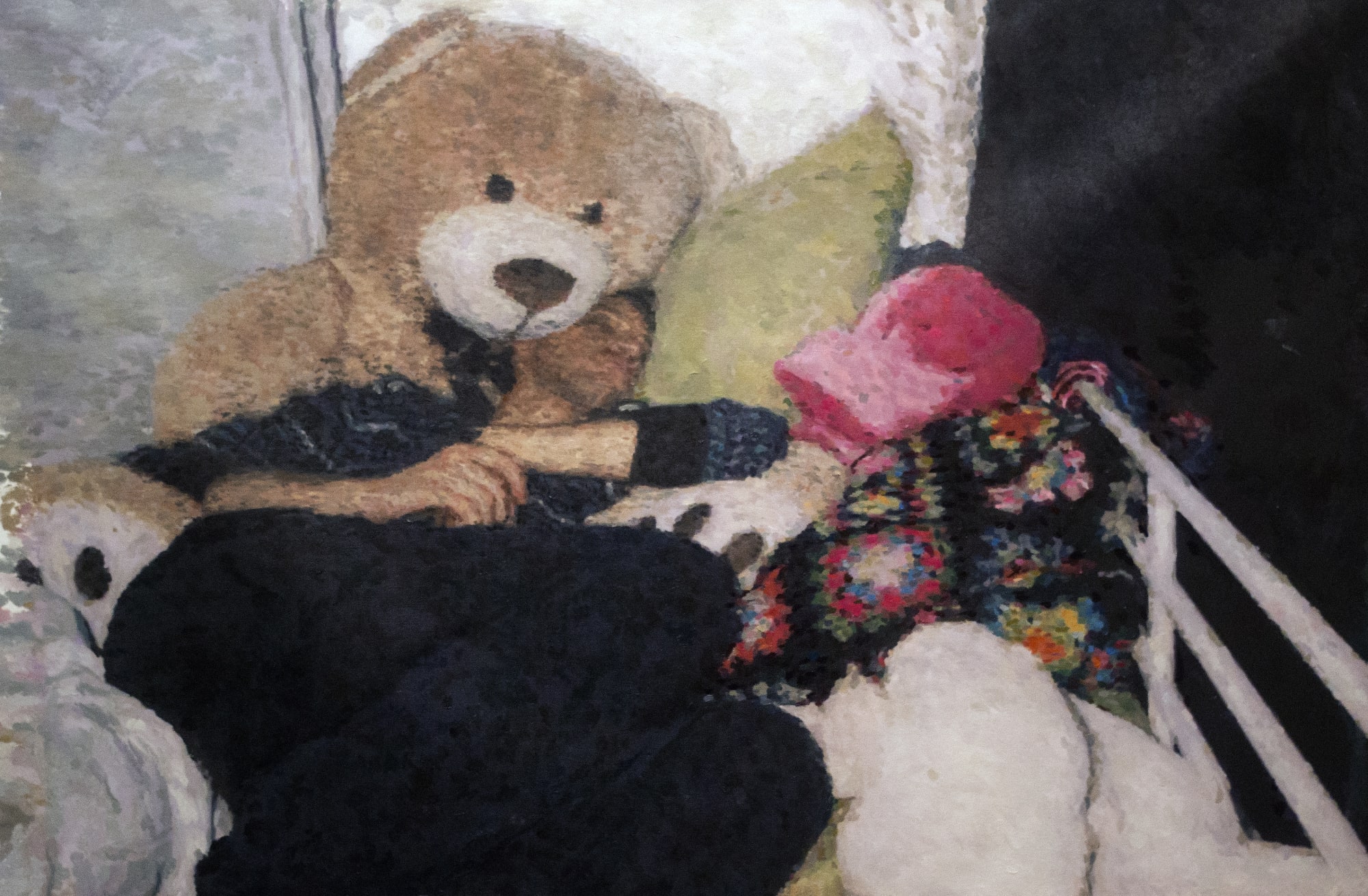 SURFERS WALKING AT SURFERS POINT, PAINTED SKETCH, 2021