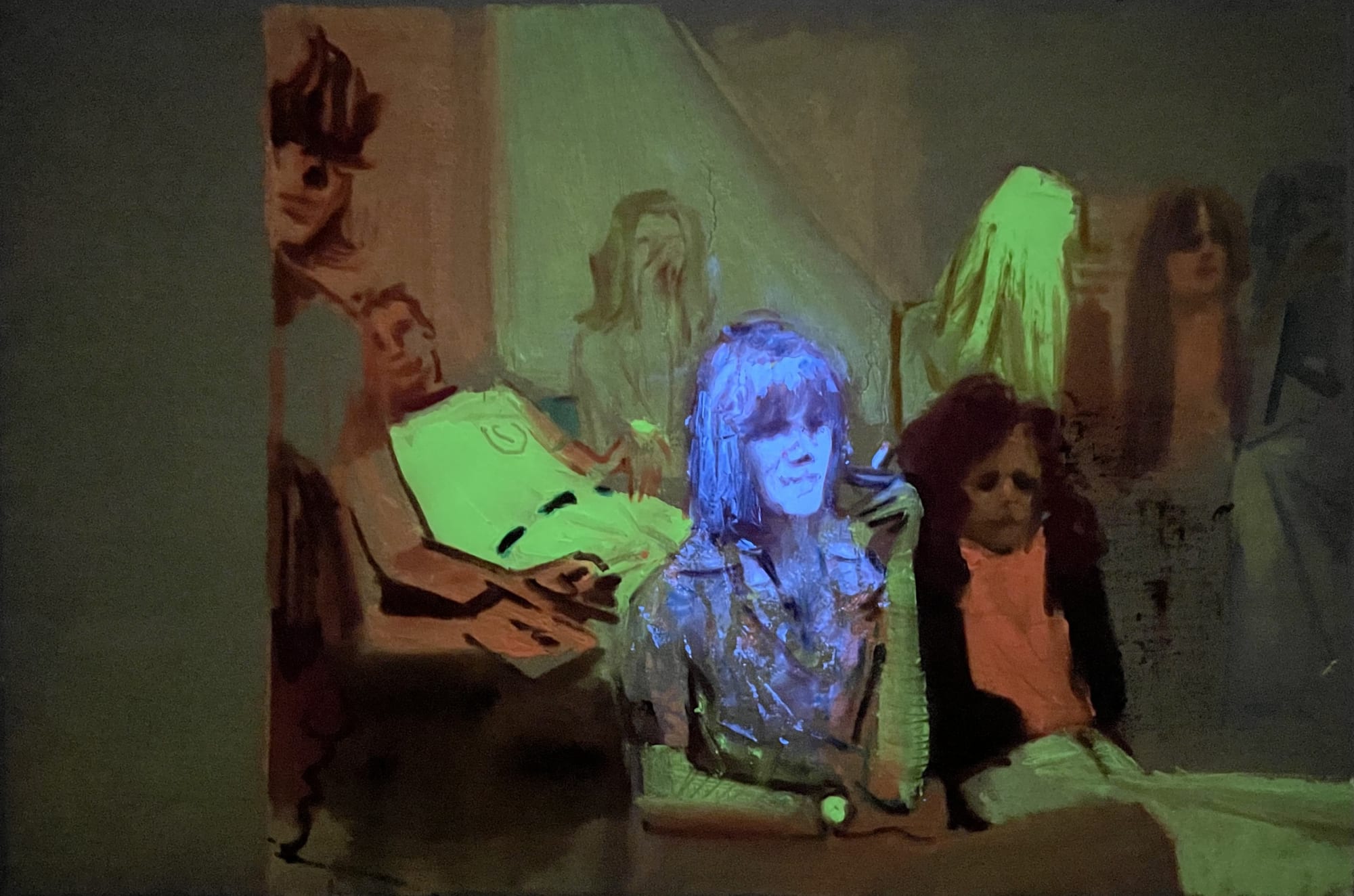 Patrick et ses amis suisses, 2021 Phosphorescent view