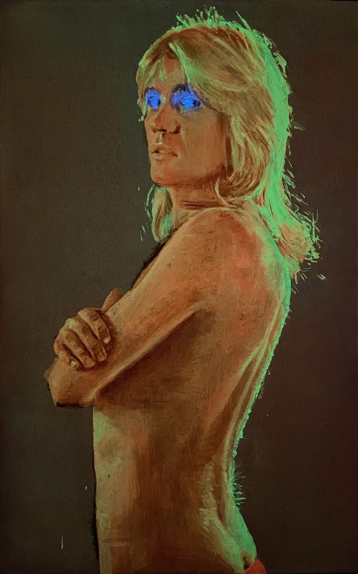 Patrick à poil, 2021 Phosphorescent view