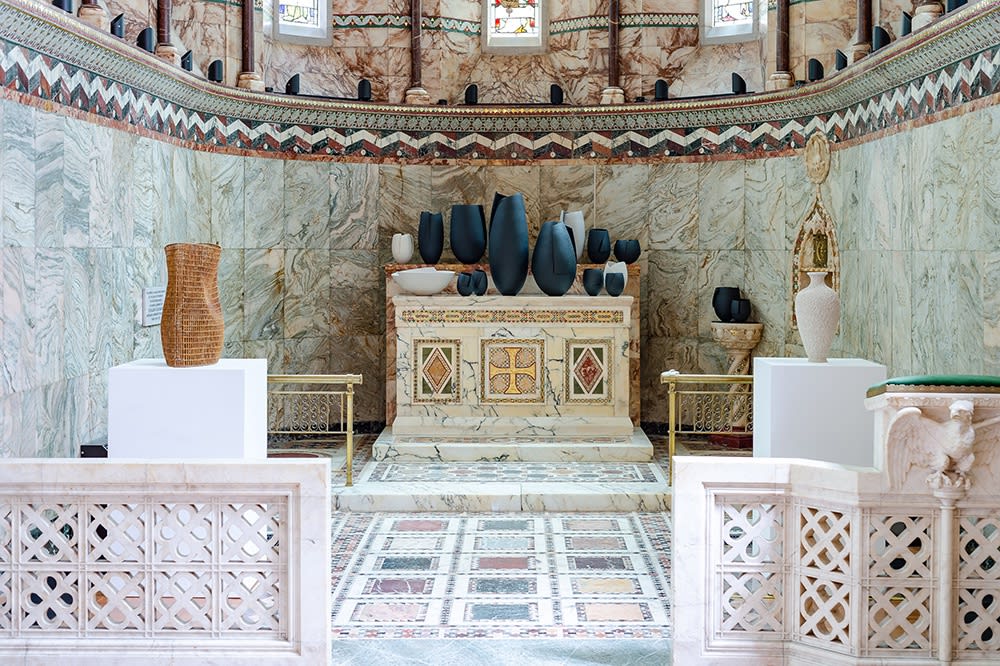 Fitzrovia Chapel's altar plays host to works by Ashraf Hanna