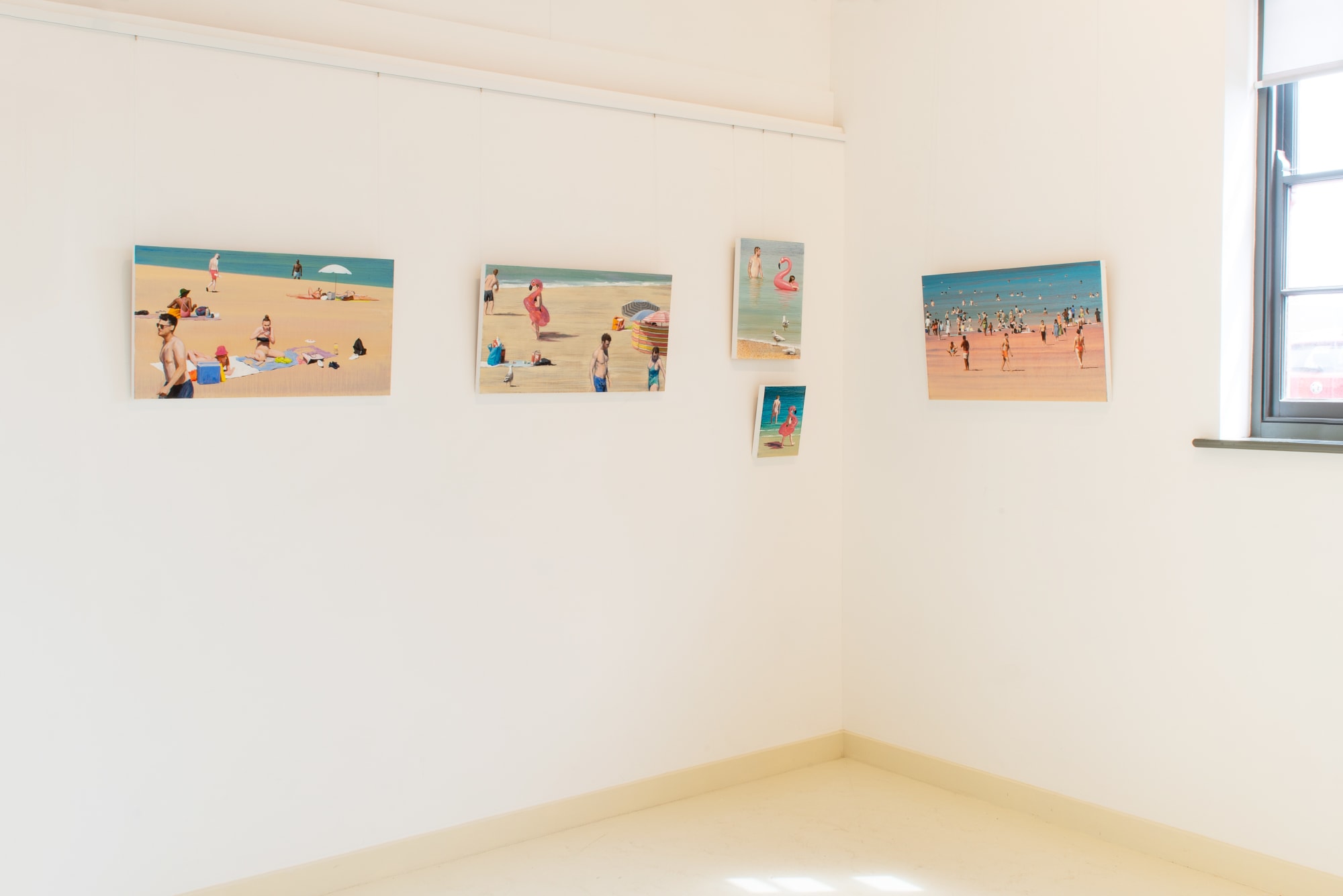 To the Sea - a solo show of beach paintings by David Edmond