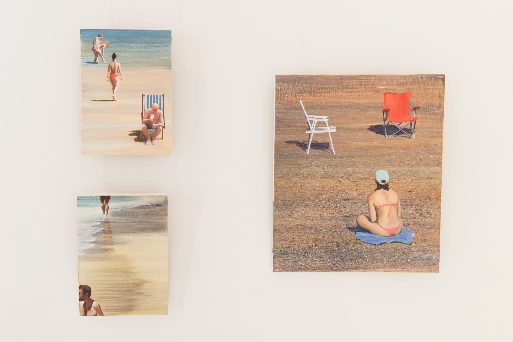 To the Sea - a solo show of beach paintings by David Edmond