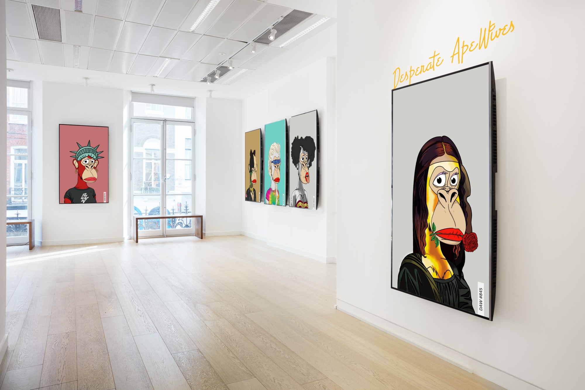 Desperate ApeWives x Omer Tiroche Gallery