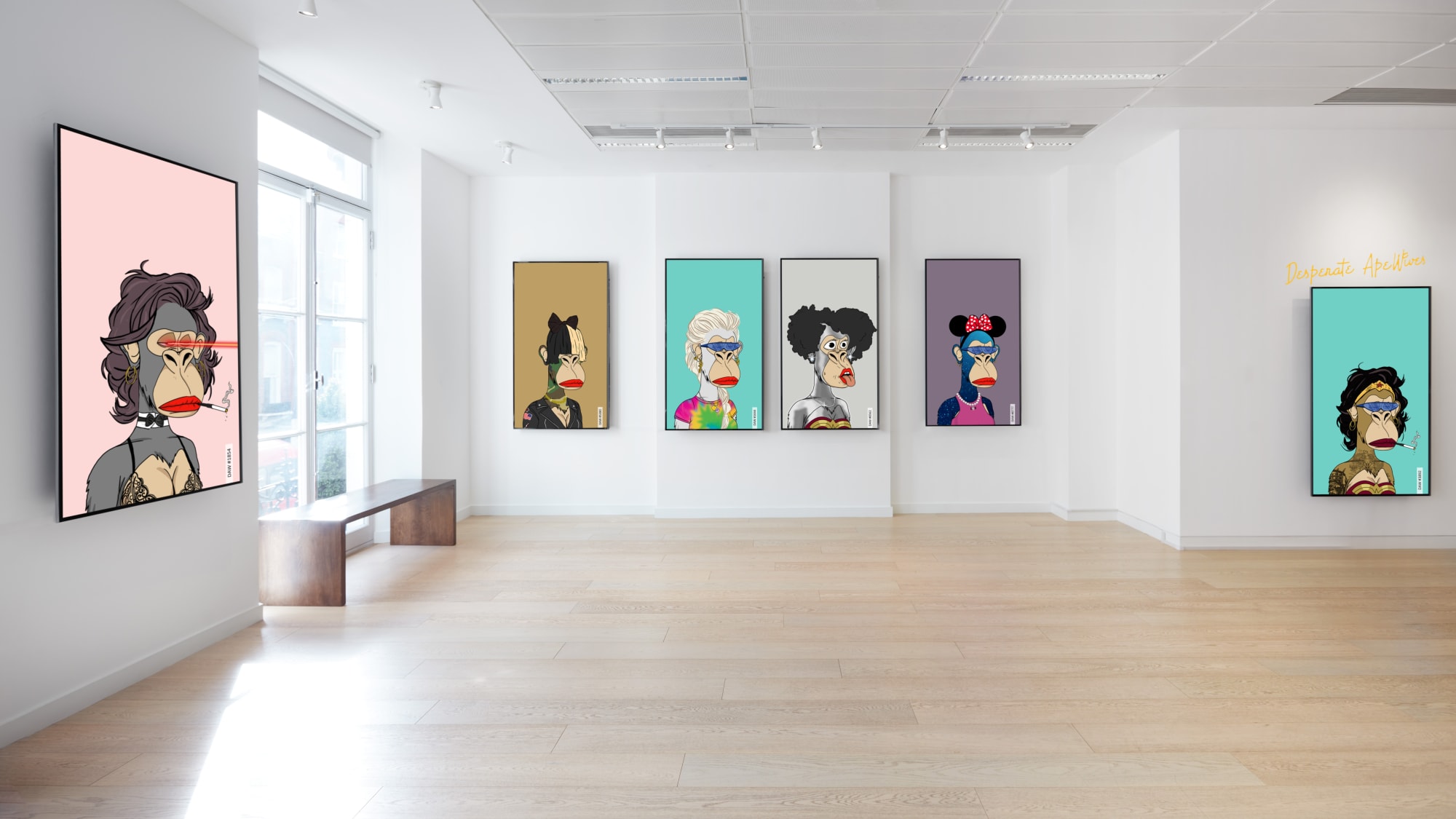 Desperate ApeWives x Omer Tiroche Gallery