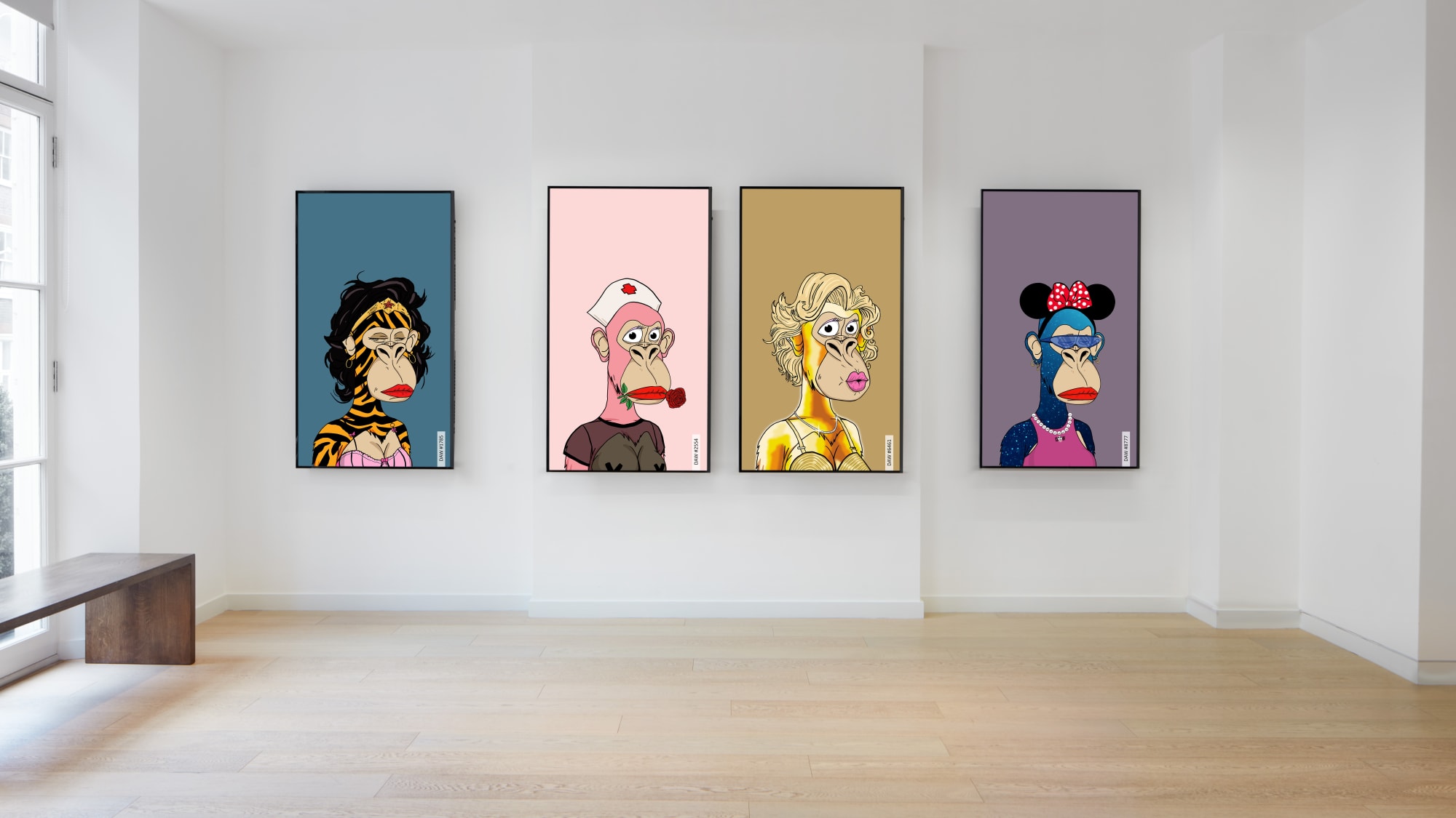 Desperate ApeWives x Omer Tiroche Gallery