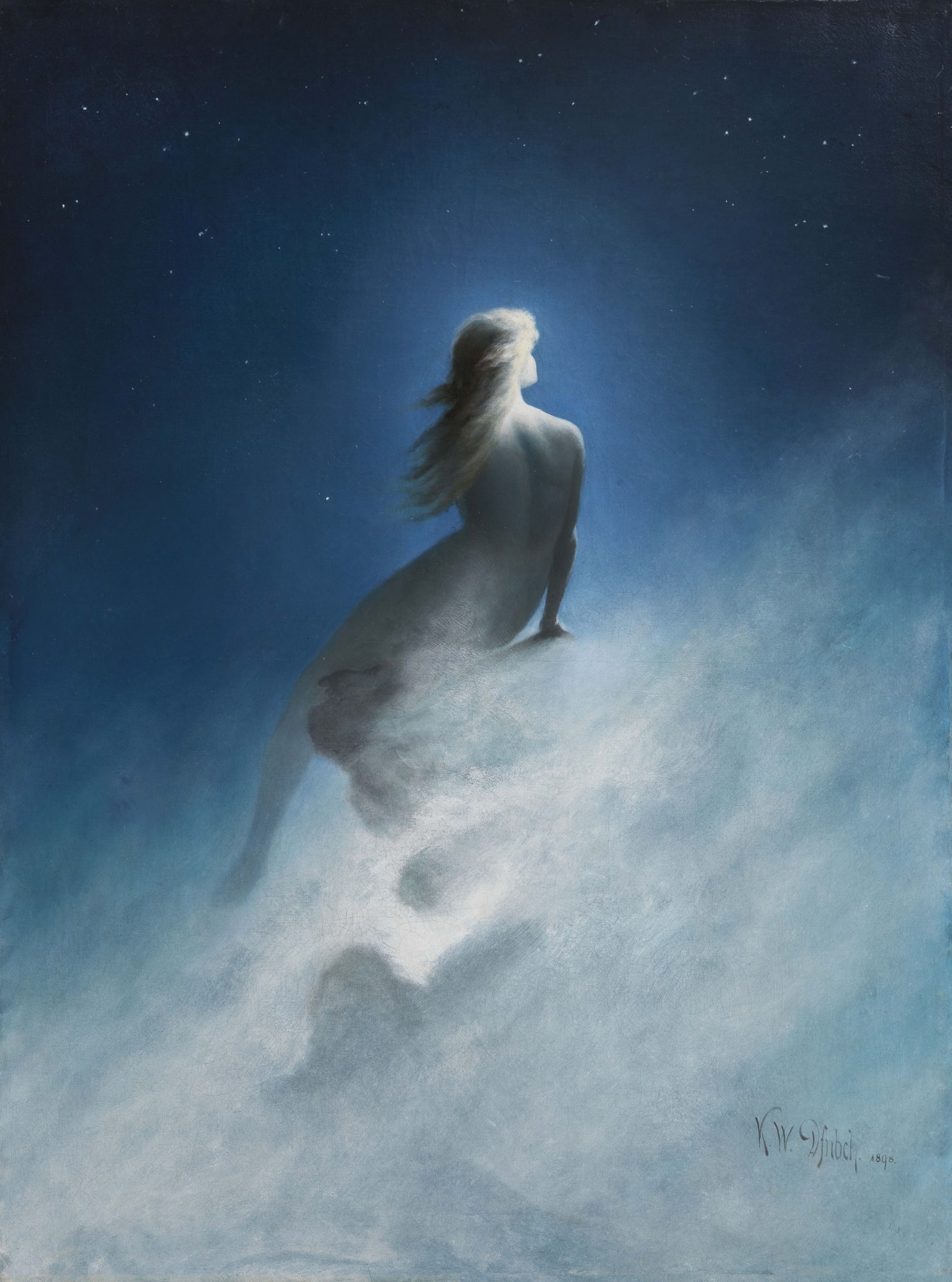 KARL WILLHELM DIEFENBACH, Question to the Stars, 1898