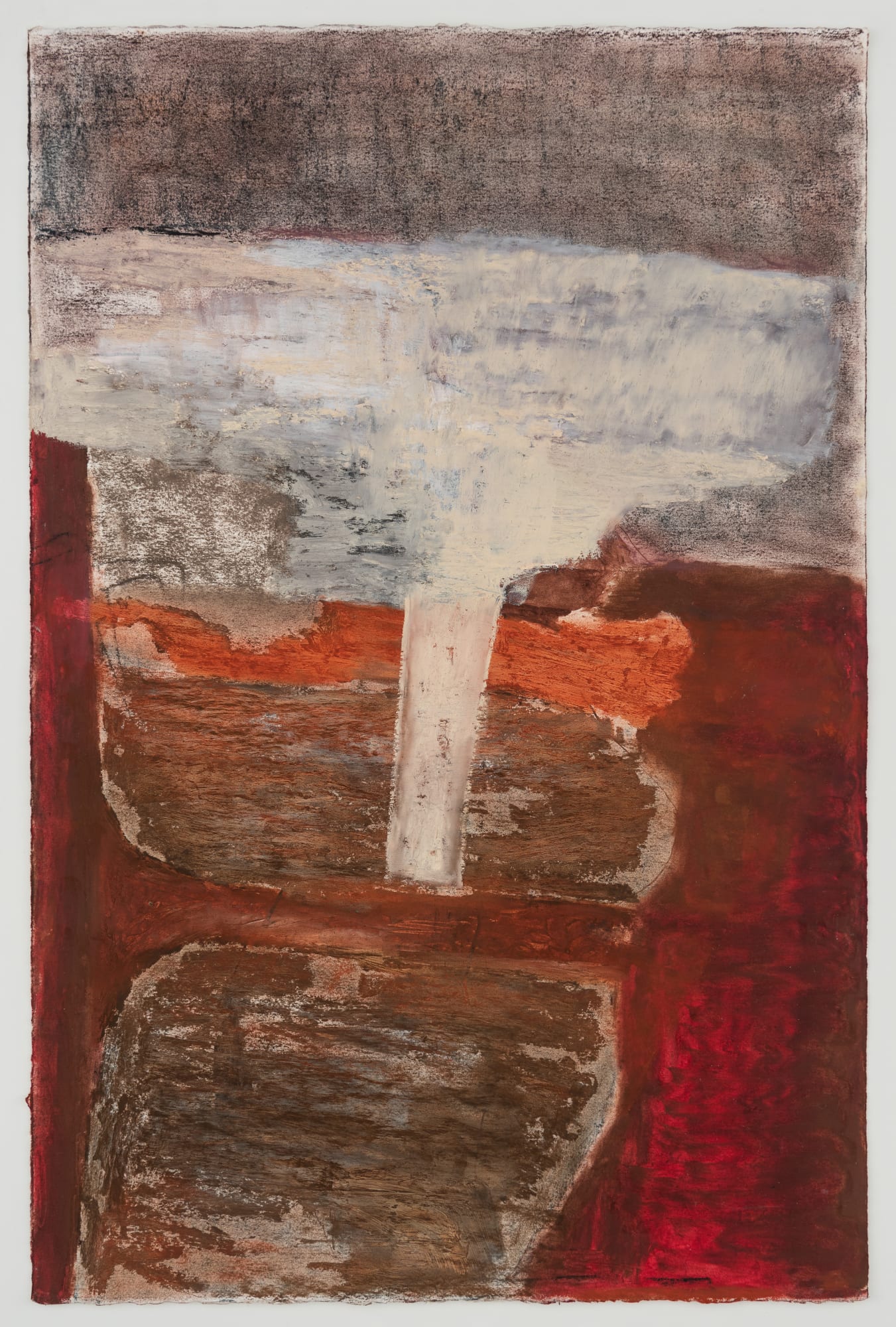 Biraaj Dodiya Notes from a Castle VIII Mixed media on paper 22.5 x 15 in |. 57.25 x 38 cm 2022