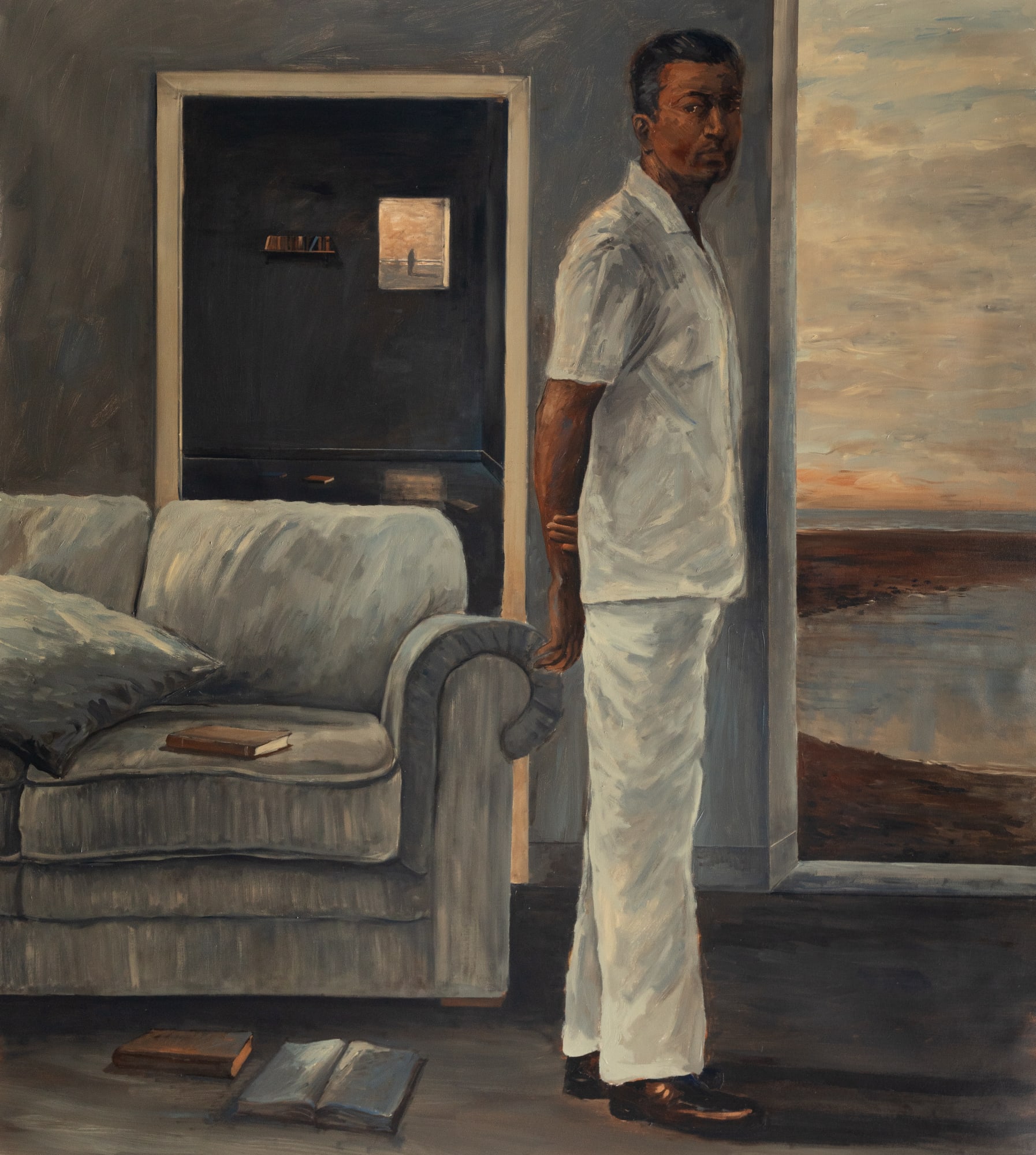 Zaam Arif Joyas Voladoras, 2024 Oil on canvas 80 x 70 in