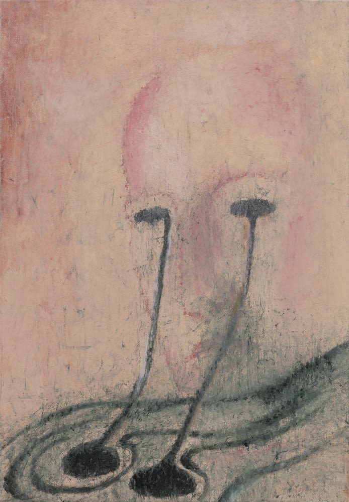 Atul Dodiya Untitled - VI, 2021 Oil on linen 16 x 11 in