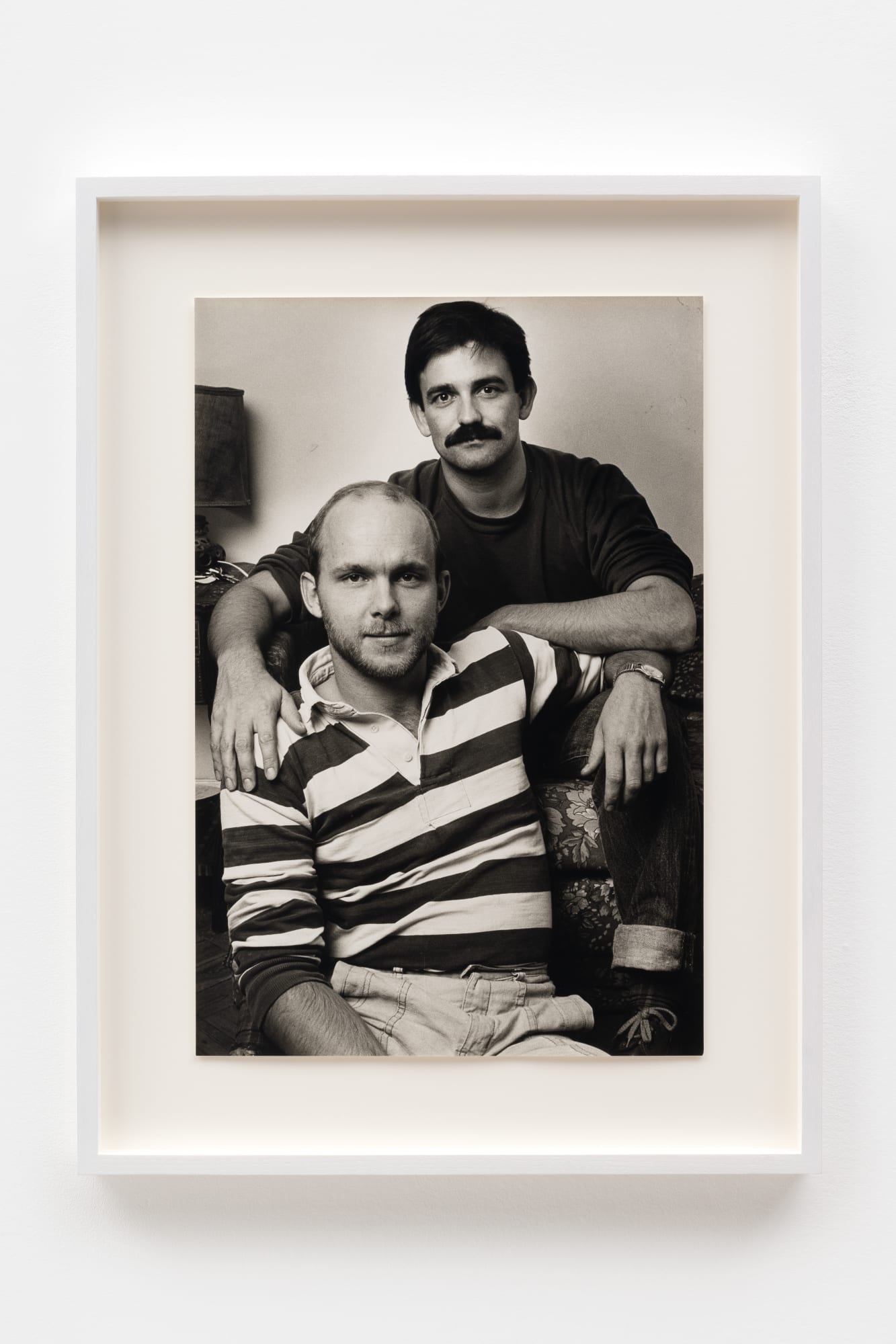 Sunil Gupta Lovers - Ten Years On, (Steve & George) Silver gelatin print 19 x 13 in 1984-85