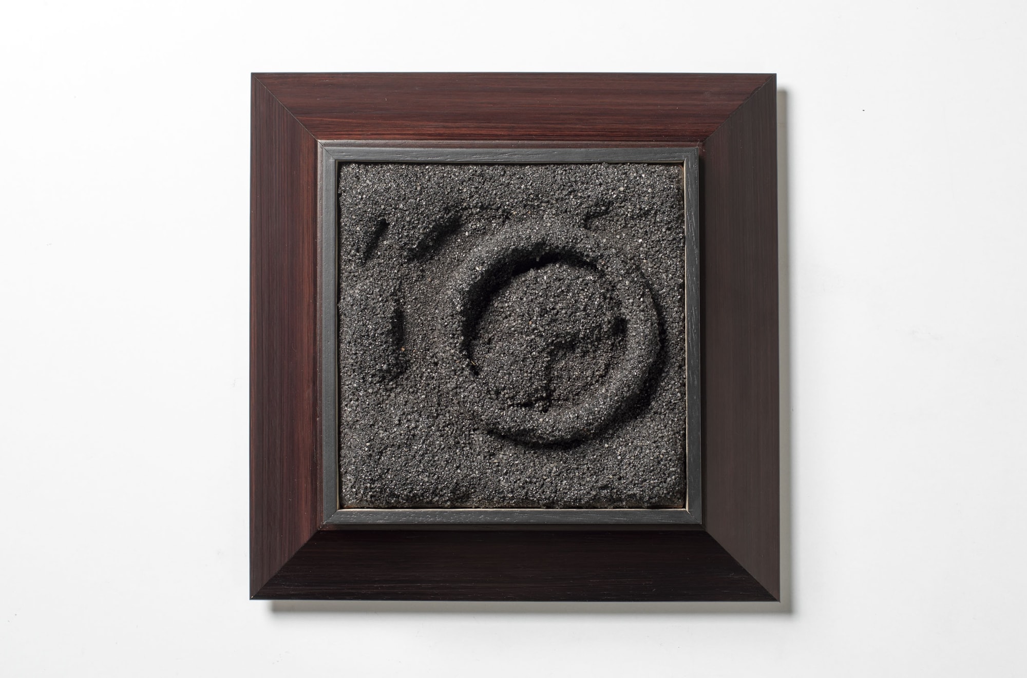 Rameshwar Broota Untitled , 2024 Asphalt and stone dust on canvas