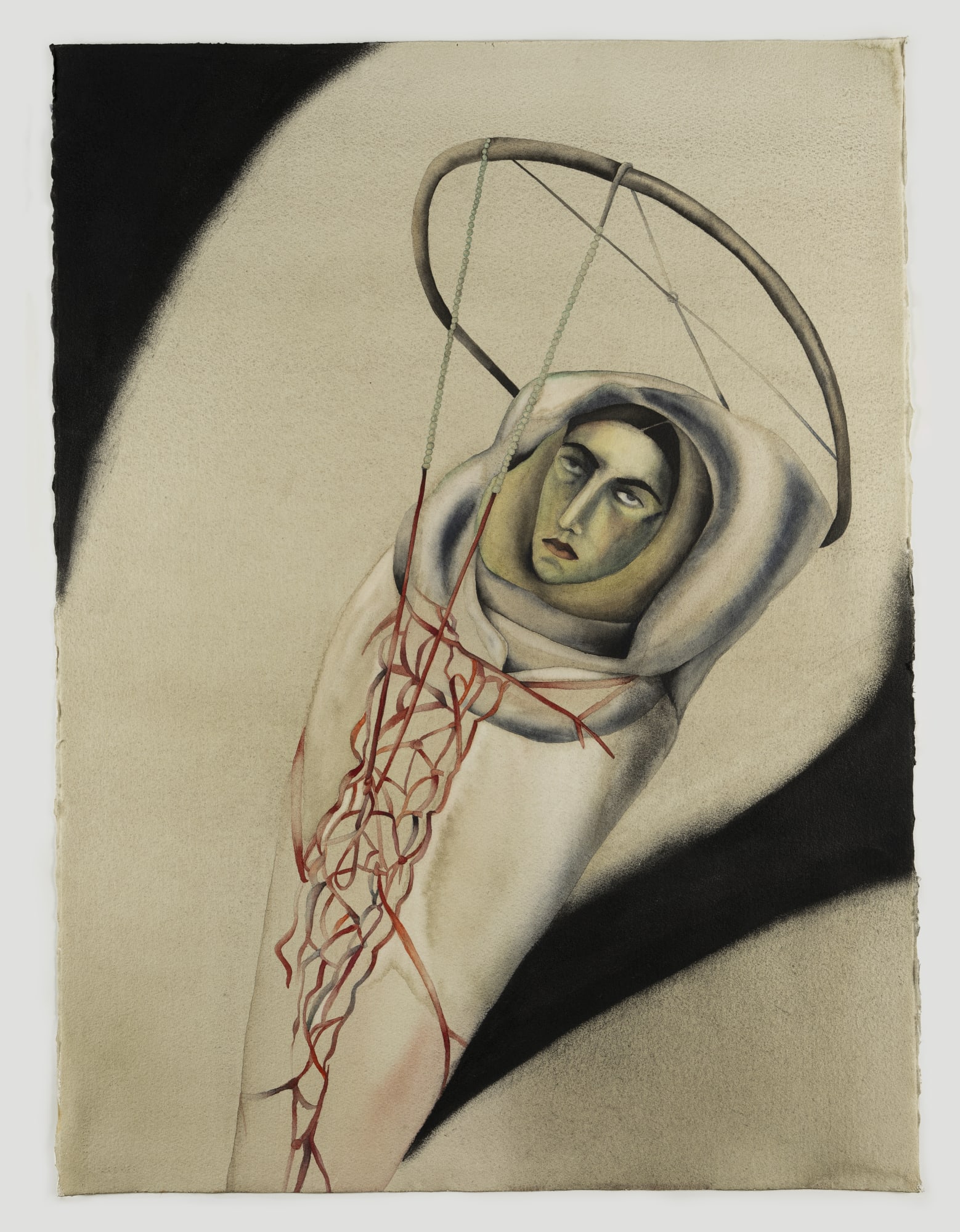 Anju Dodiya Lullaby, 2012 Watercolour and charcoal on paper 30 x 22 inches