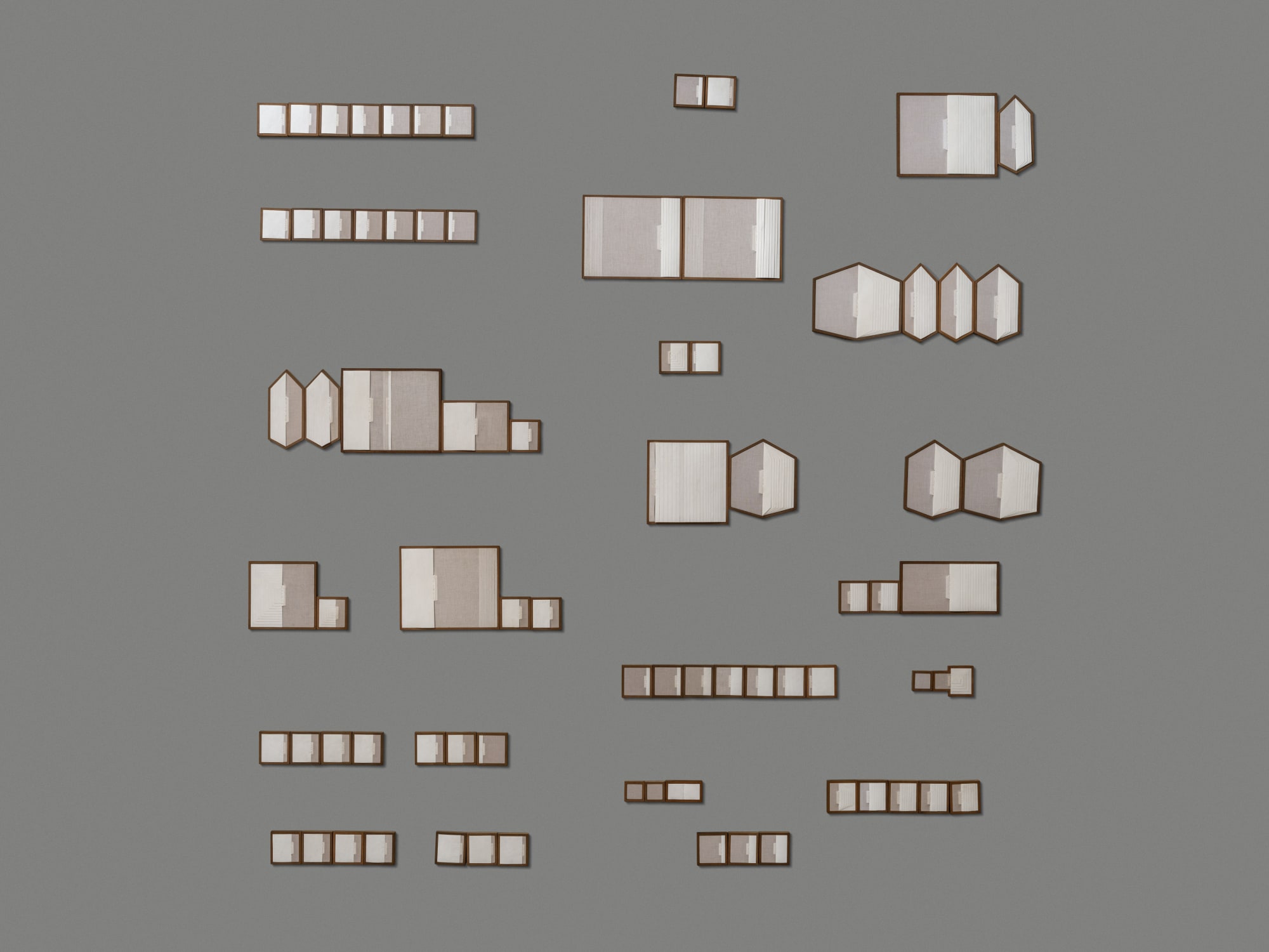 Astha Butail A Transcendent Scheme Acrylic on acrylic paper, muslin, thread and MDF