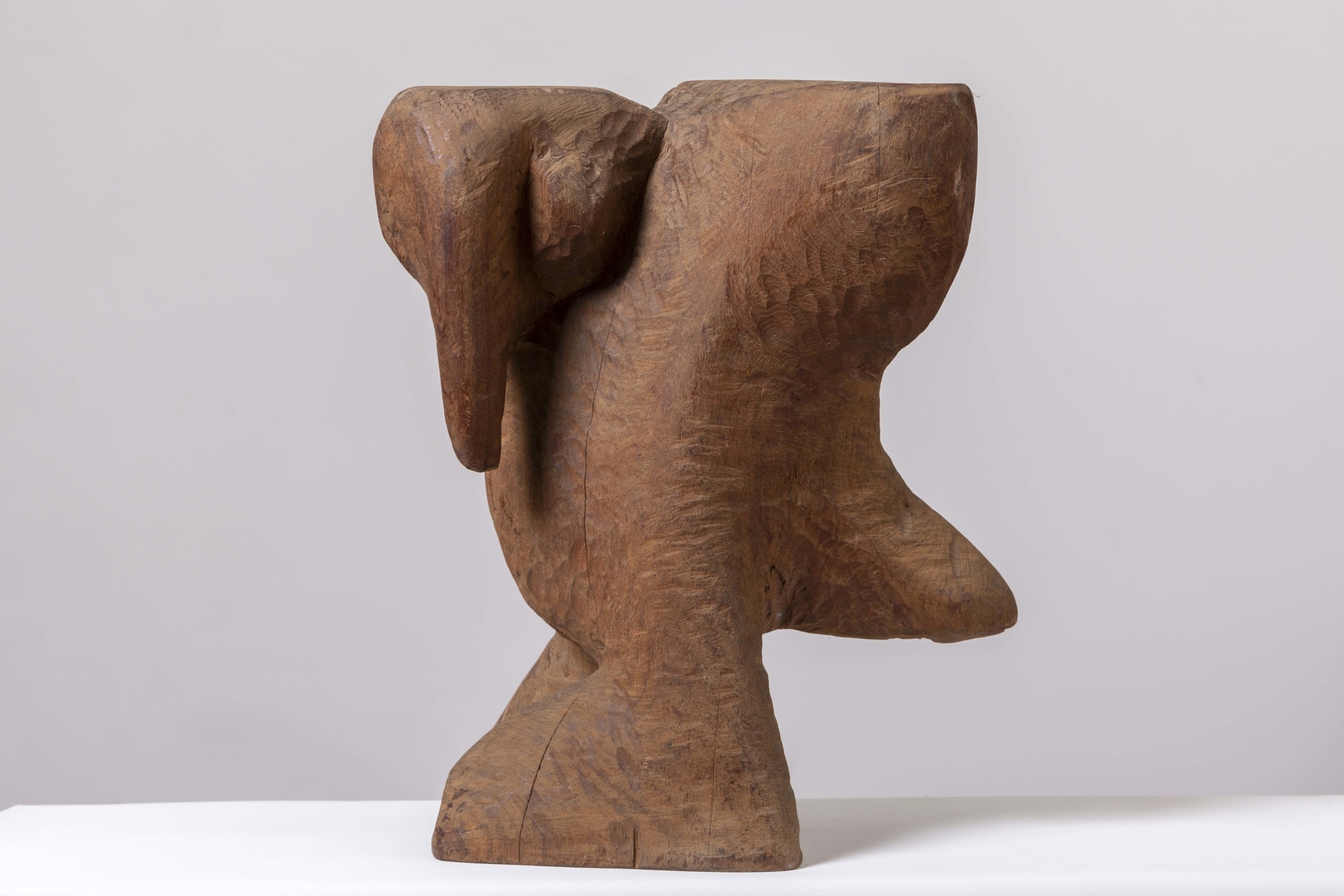 Leela Mukherjee Bird III Wooden sculpture