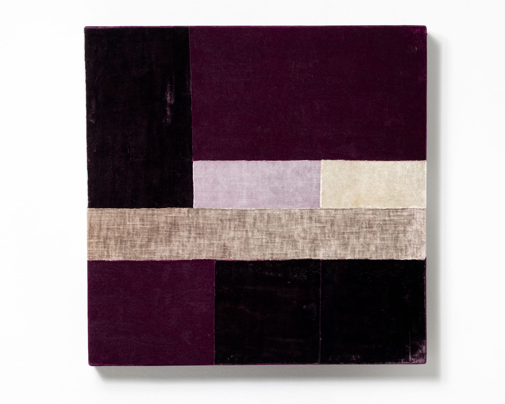 Anita Dube Untitled Fabric, glue and plywood