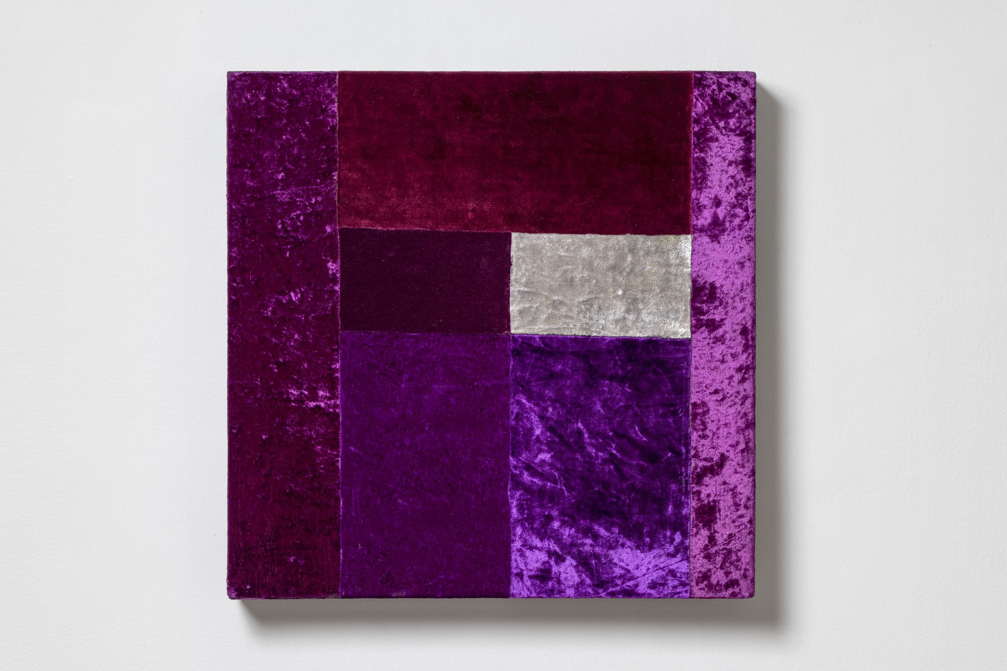 Anita Dube Untitled Fabric, glue and plywood