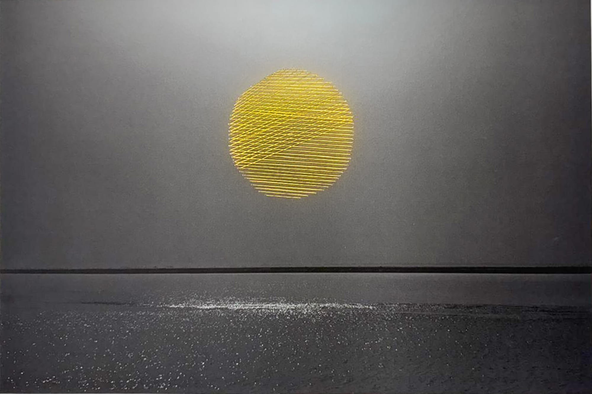 Ashfika Rahman Bon Bibi and Hundred Saga, Path-10 C-type print on archival paper and golden silk thread