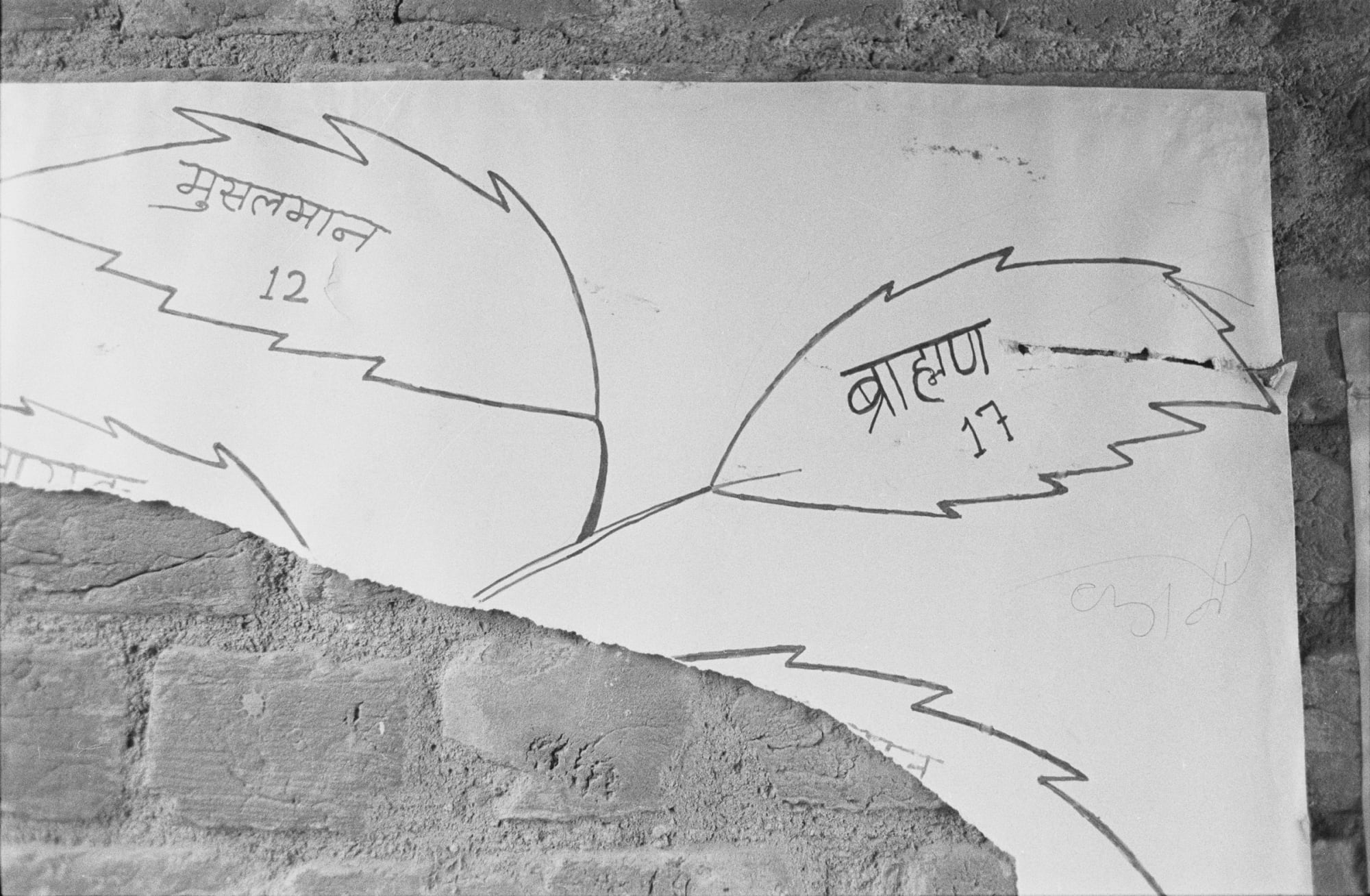 Gauri Gill Untitled (10) from the series Mark on the Wall Silver gelatin print