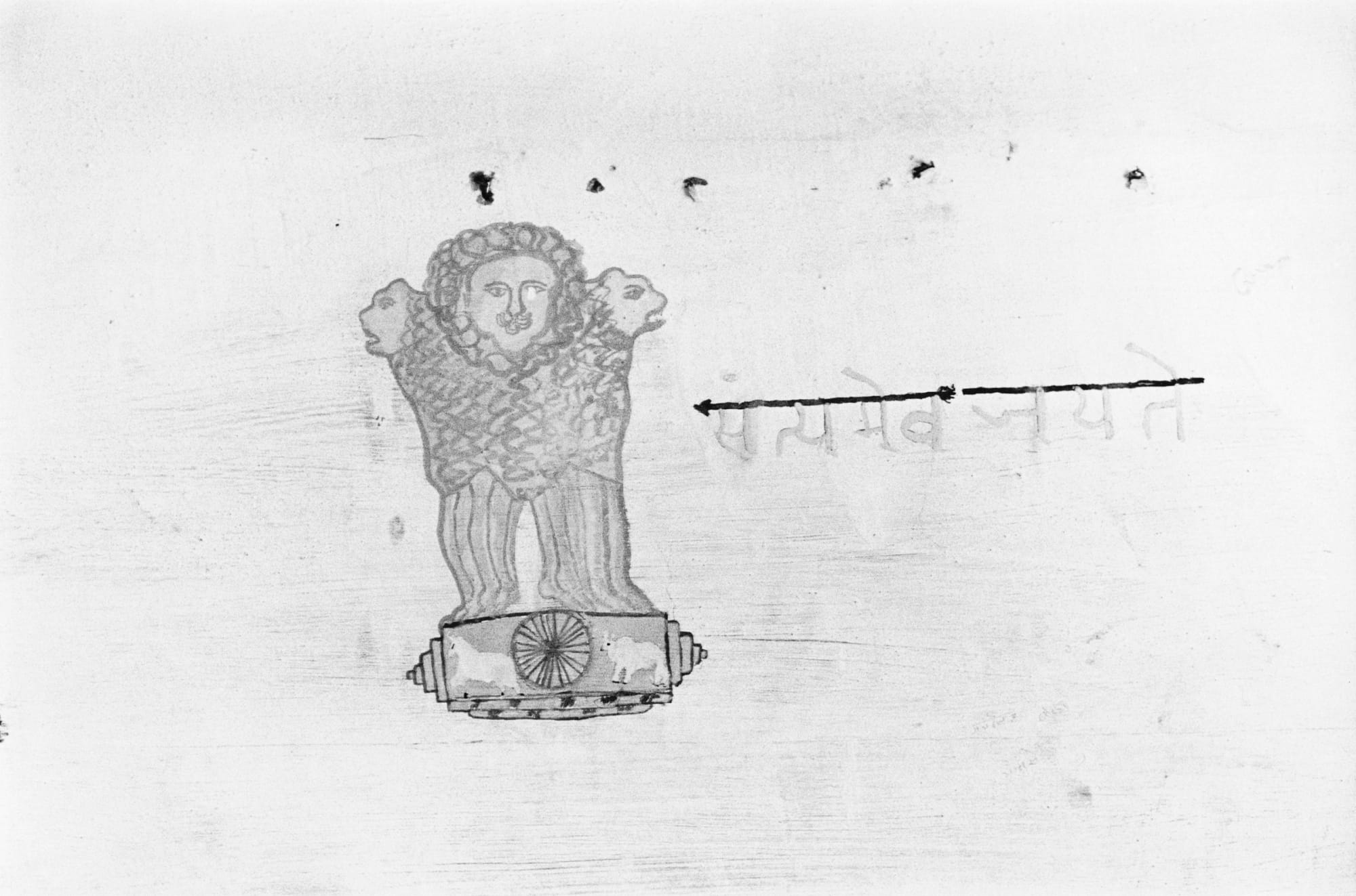 Gauri Gill Untitled (11) from the series Mark on the Wall Silver gelatin print