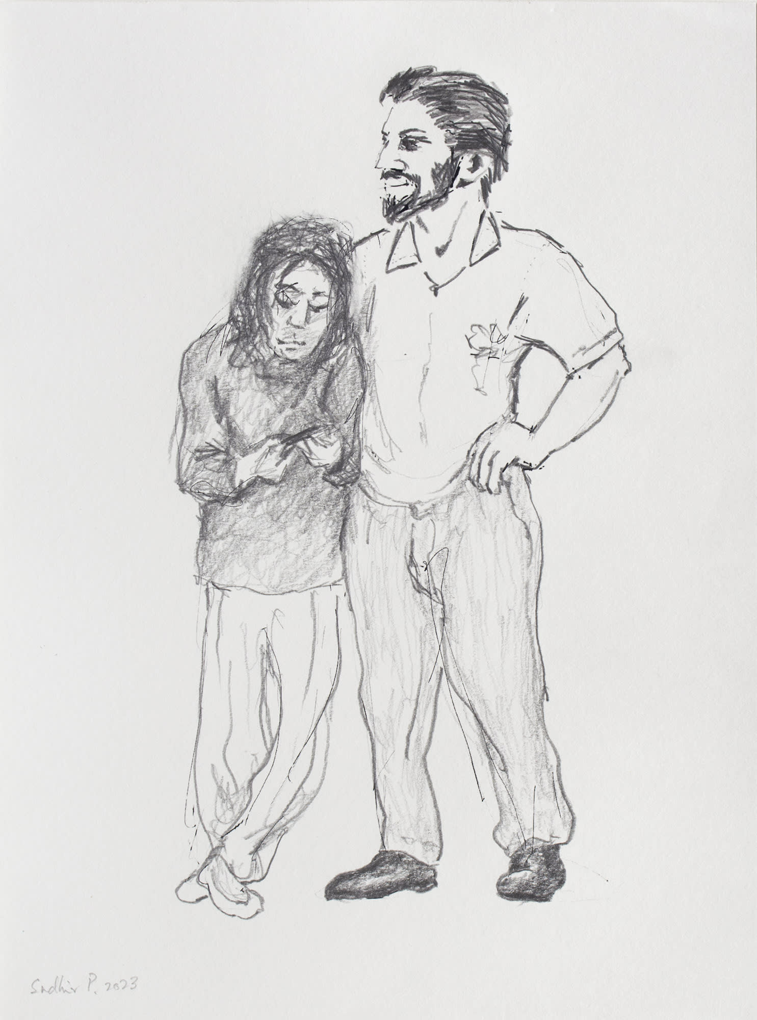 Sudhir Patwardhan Untitled Pencil on paper