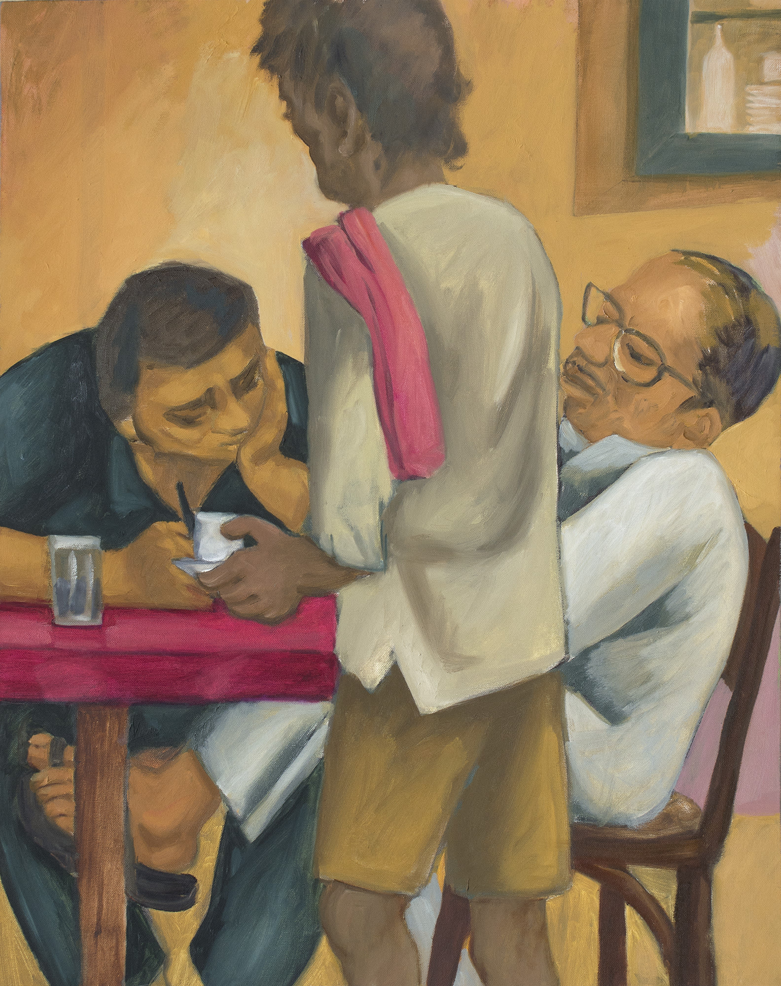 Sudhir Patwardhan Writer, Waiter, Critic Acrylic on canvas