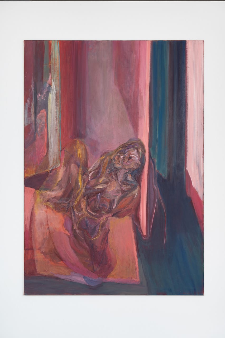 Jai Chuhan Figure in Interior Oil on canvas