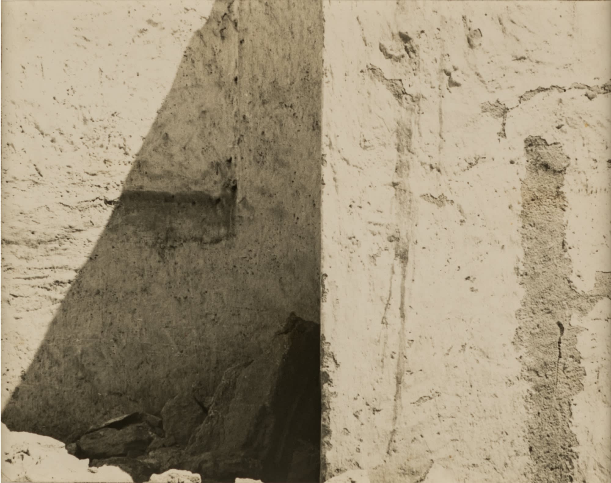 Nasreen Mohamedi Untitled Gelatin silver print 9.06 x 11.02 in 1965