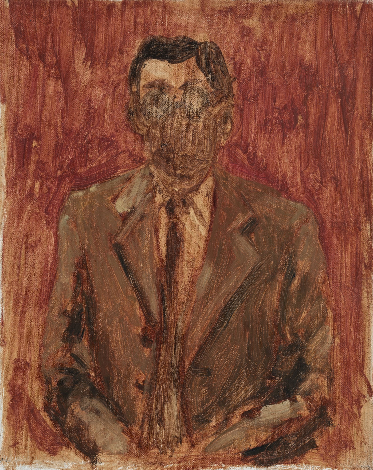 Zaam Arif The Stranger III, 2023 Oil on Linen 10.25 x 8 in