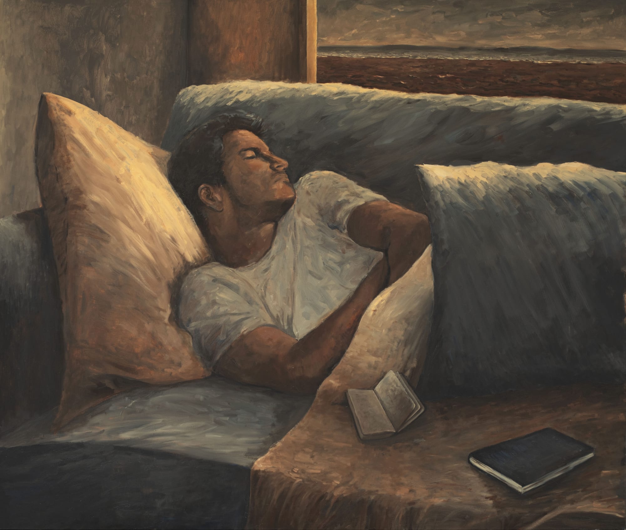 Zaam Arif A Crisis in Summer, 2023 Oil on Linen 66 x 78 in