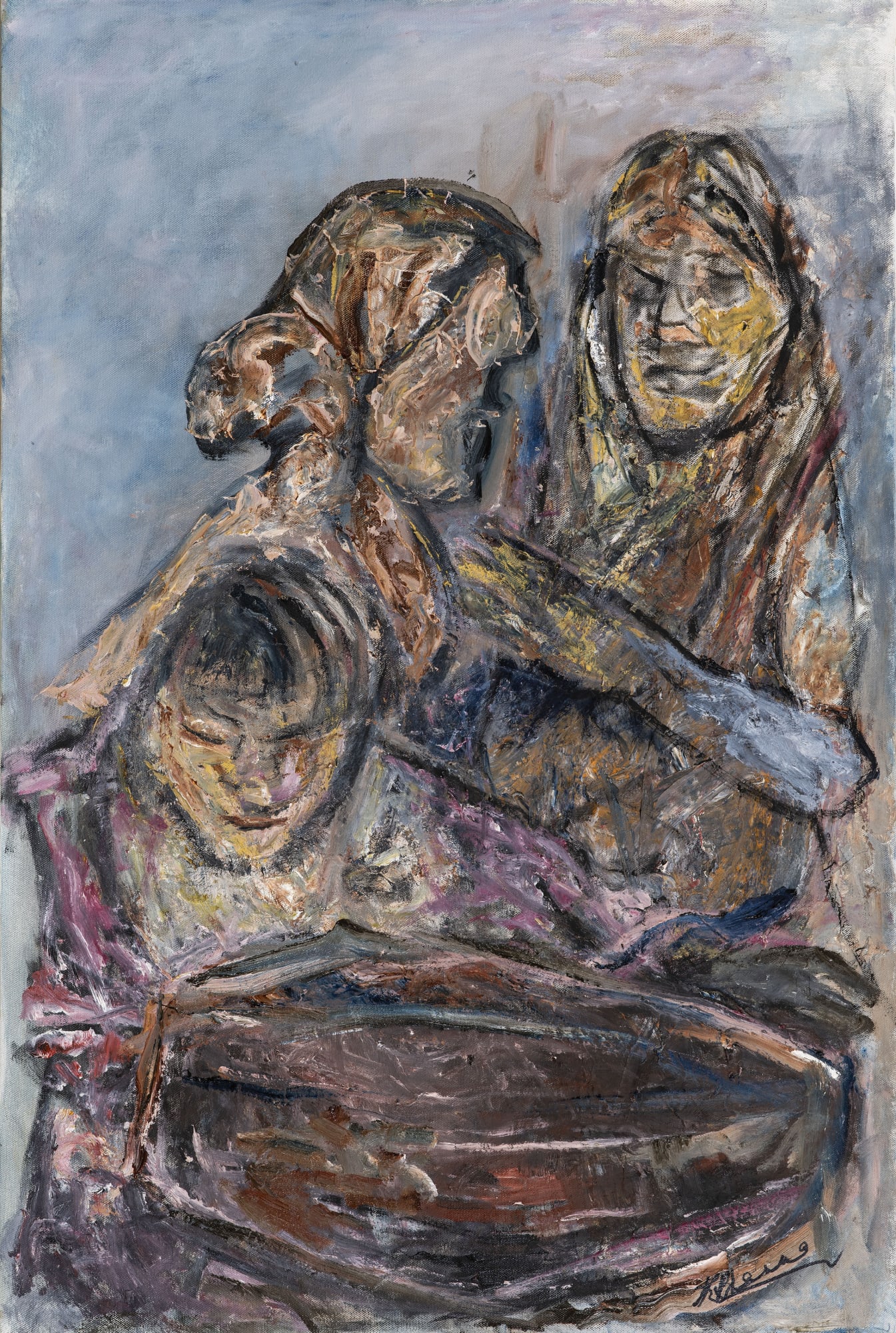 Krishen Khanna Untitled, 2022 Oil on canvas 36 x 24 in