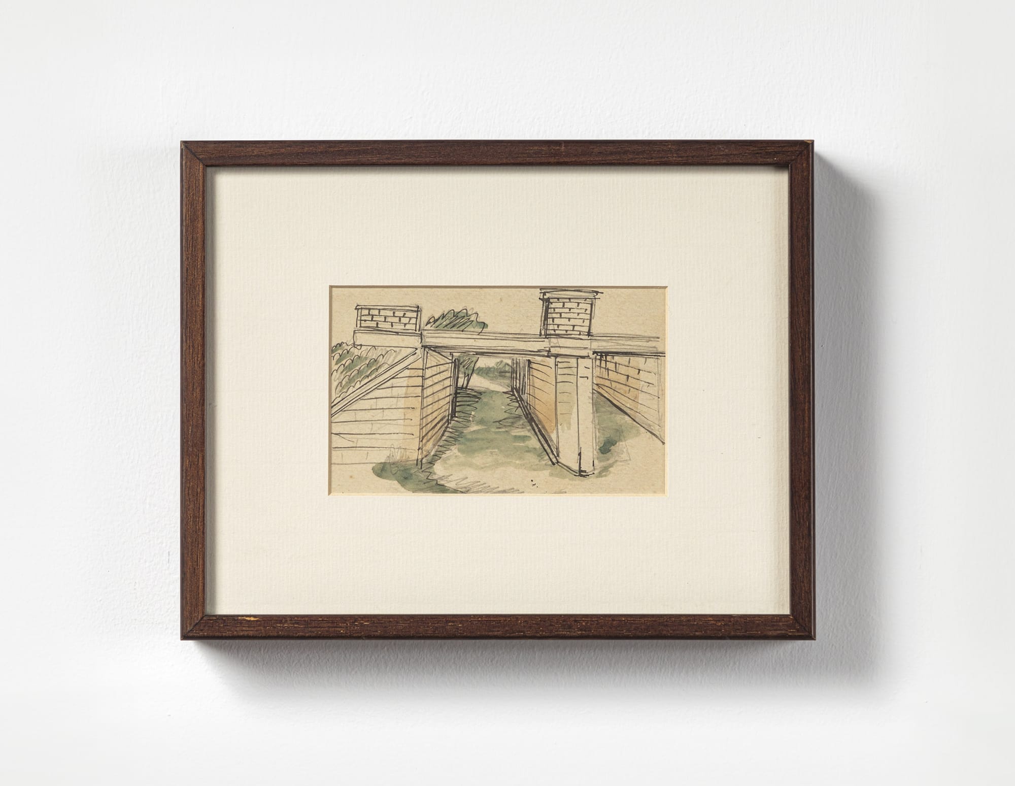 BENODEBEHARI MUKHERJEE Untitled Pen and ink on paper 3.5 x 5.5 in