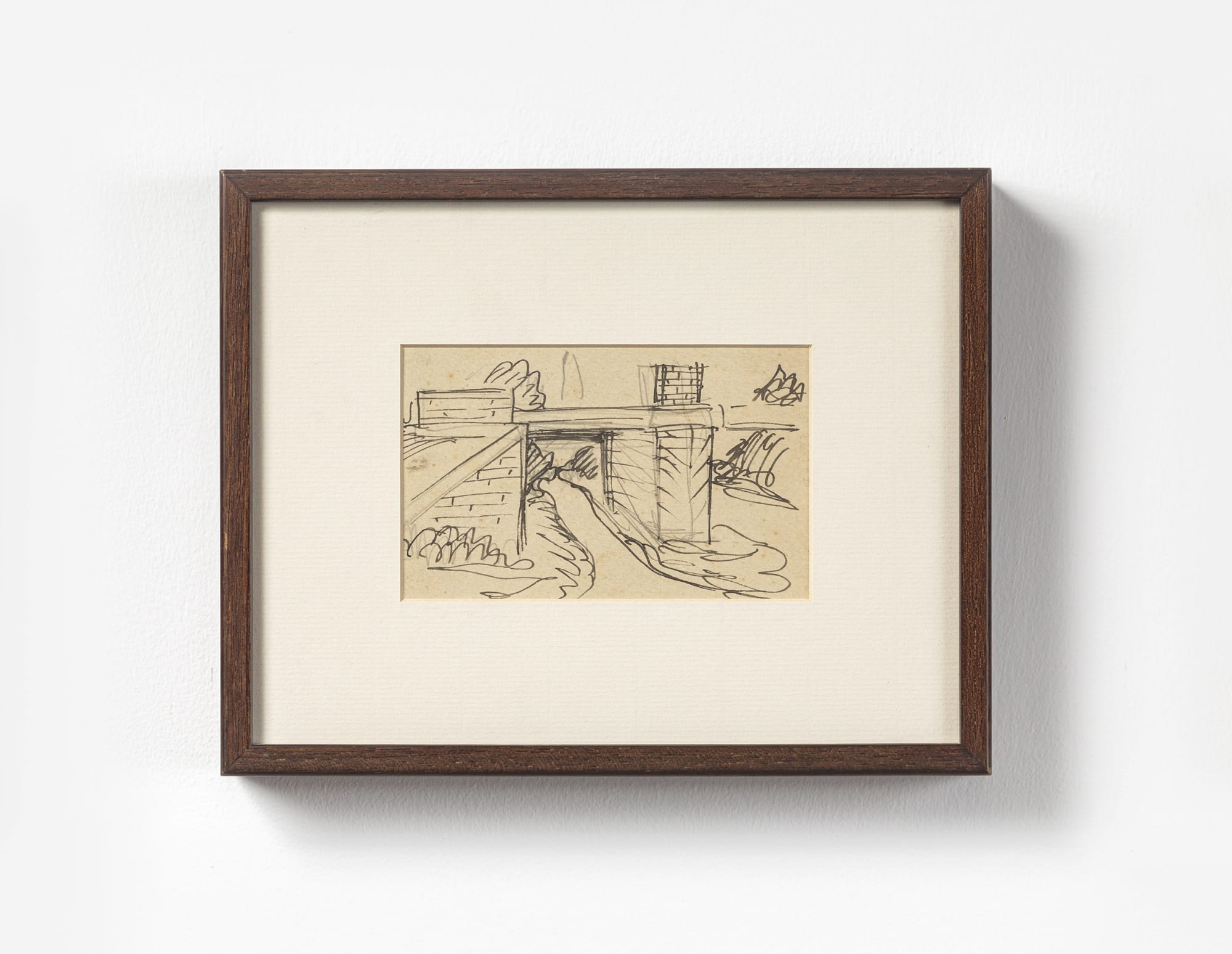 BENODEBEHARI MUKHERJEE Untitled Pen and ink on paper 3.5 x 5.5 in