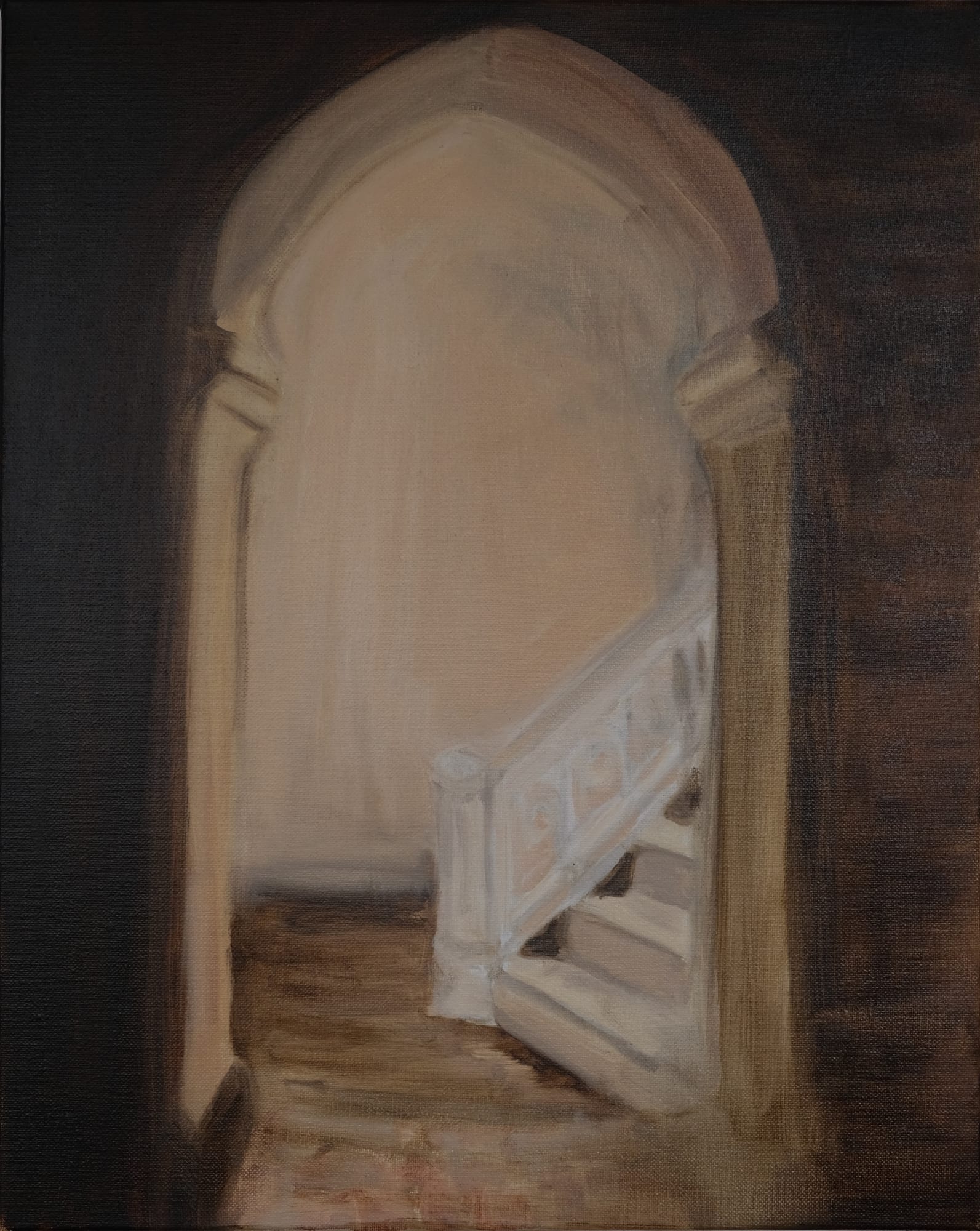 Joya Mukerjee Logue One Arch of Many Oil on linen
