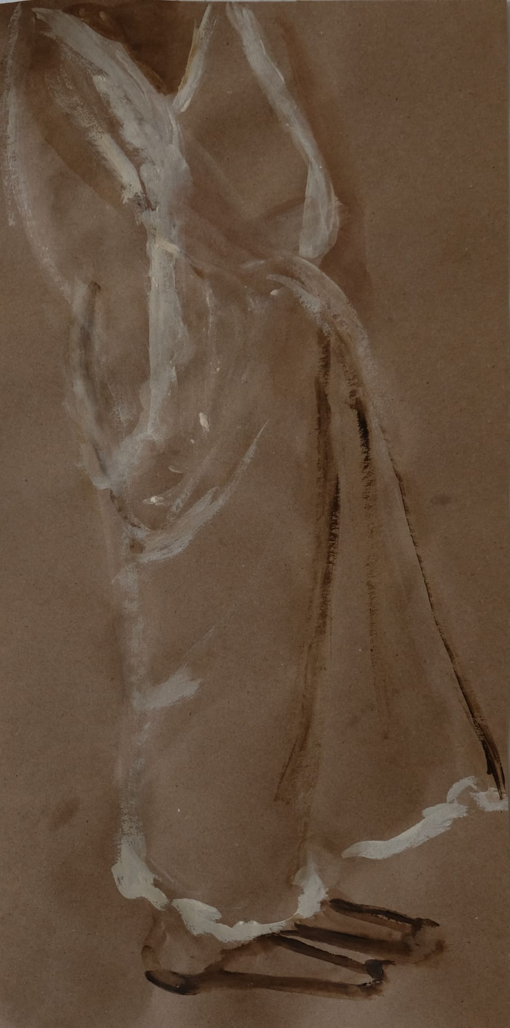 Joya Mukerjee Logue Our Shared Sari 03 Watercolour & acrylic on paper