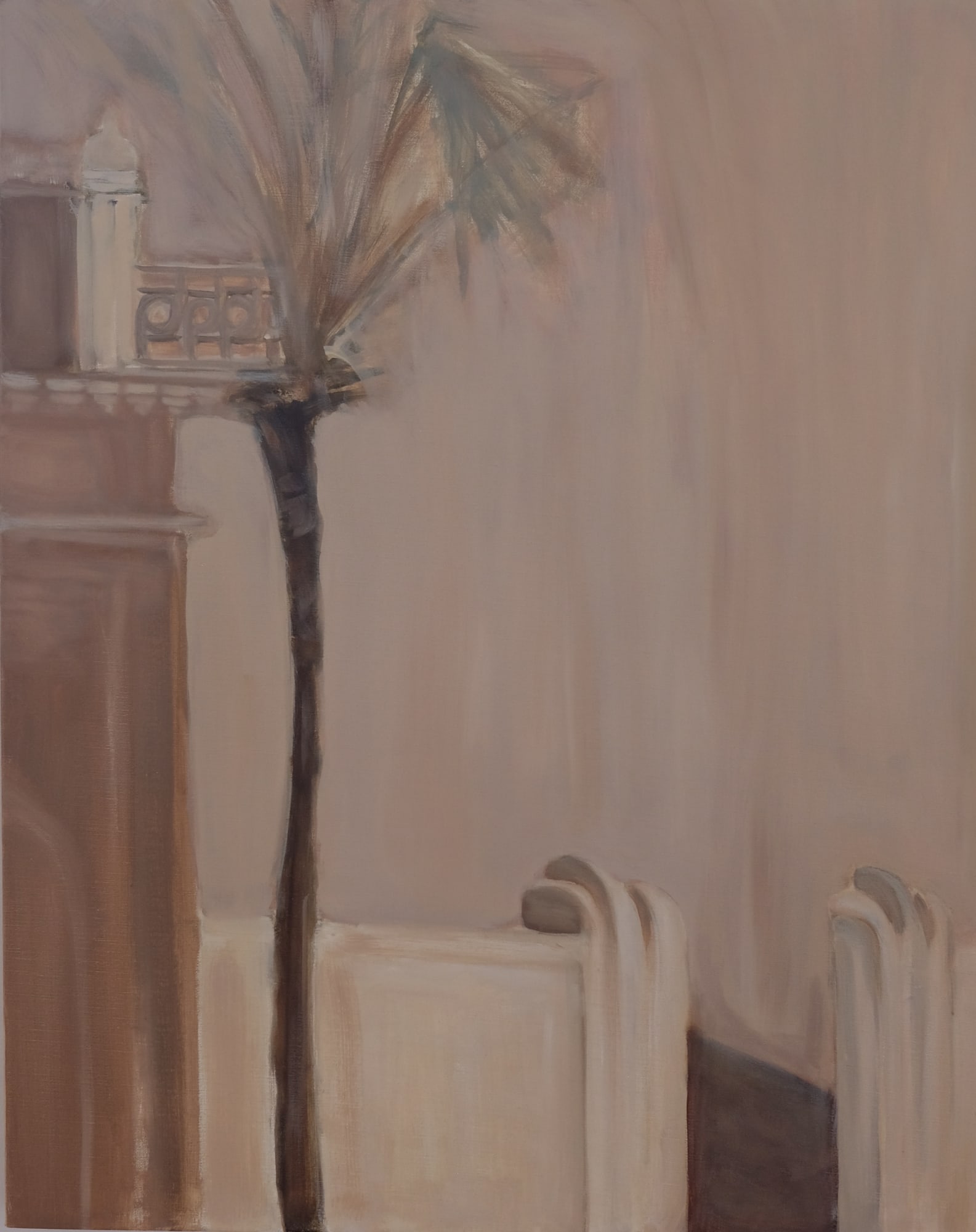 Joya Mukerjee Logue The Passageway Oil on linen