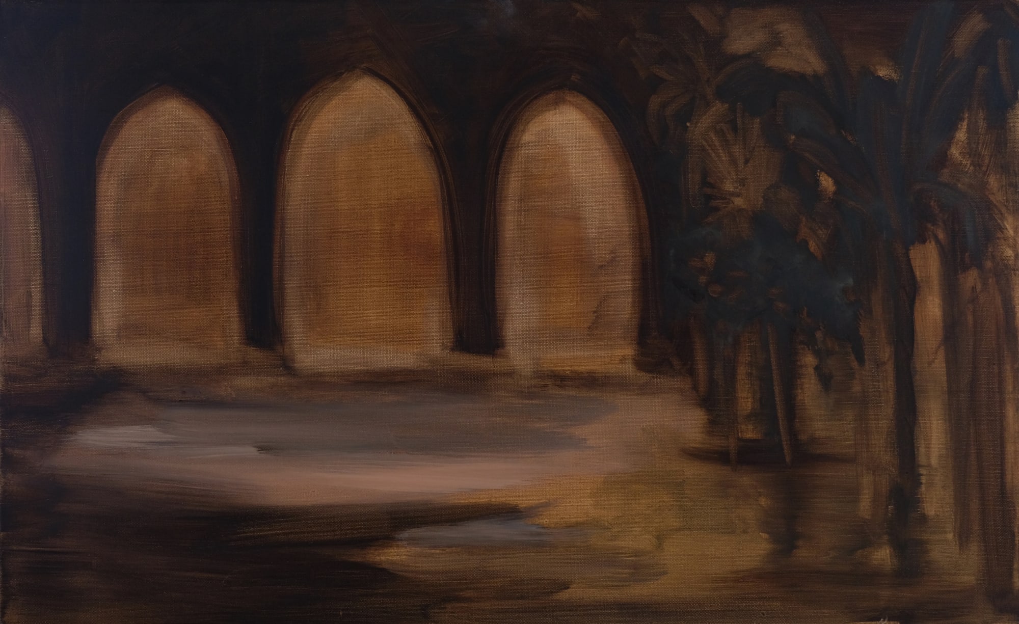 Joya Mukerjee Logue What Remains Oil on linen