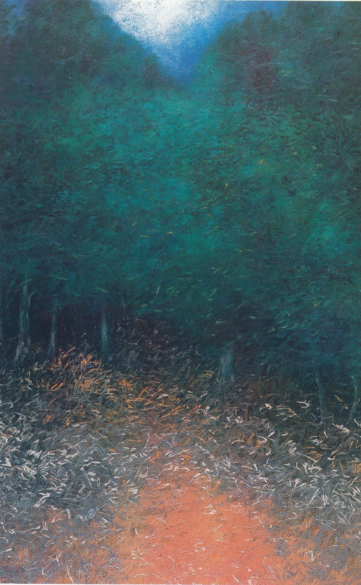 Paramjit Singh Viridian Forest, 1995 Oil on canvas 72 x 42 in