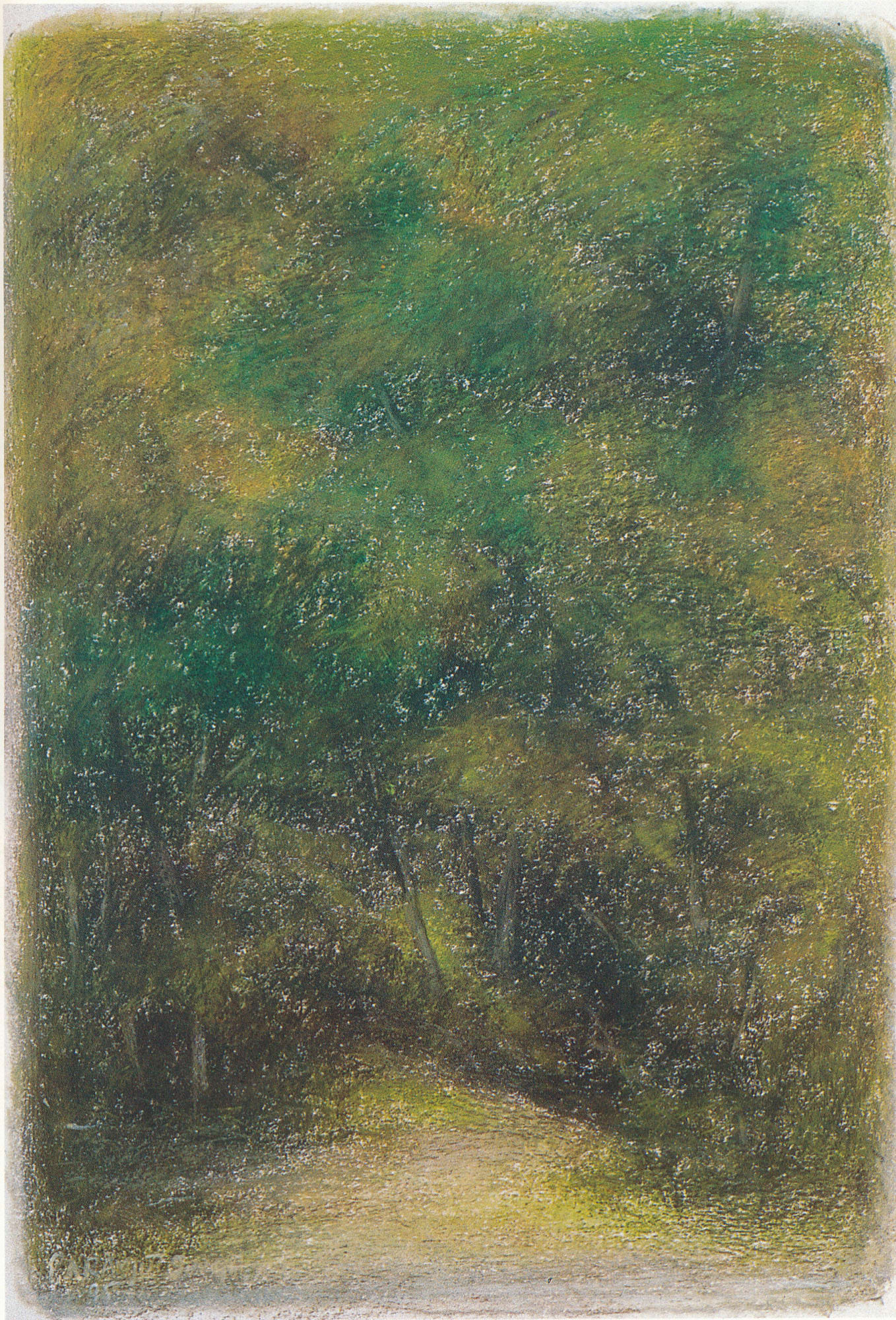 Paramjit Singh Untitled, 1995 Oil pastel 19 x 12 in