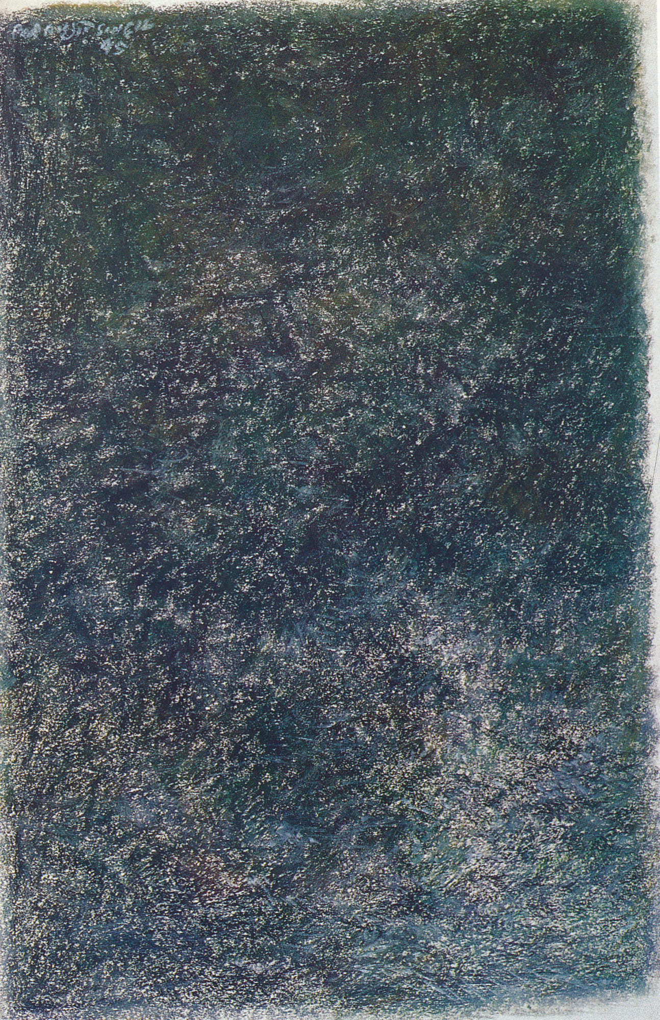 Paramjit Singh Untitled, 1995 Oil pastel 19 x 12 in